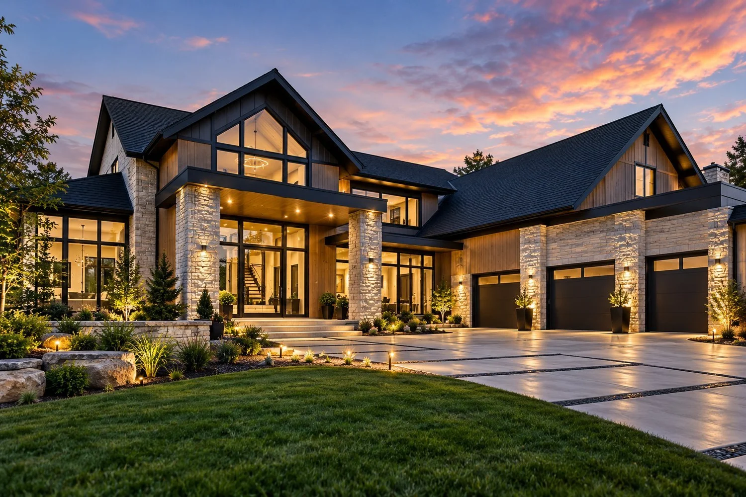 Concept rendering in the style of The Prairie Modern