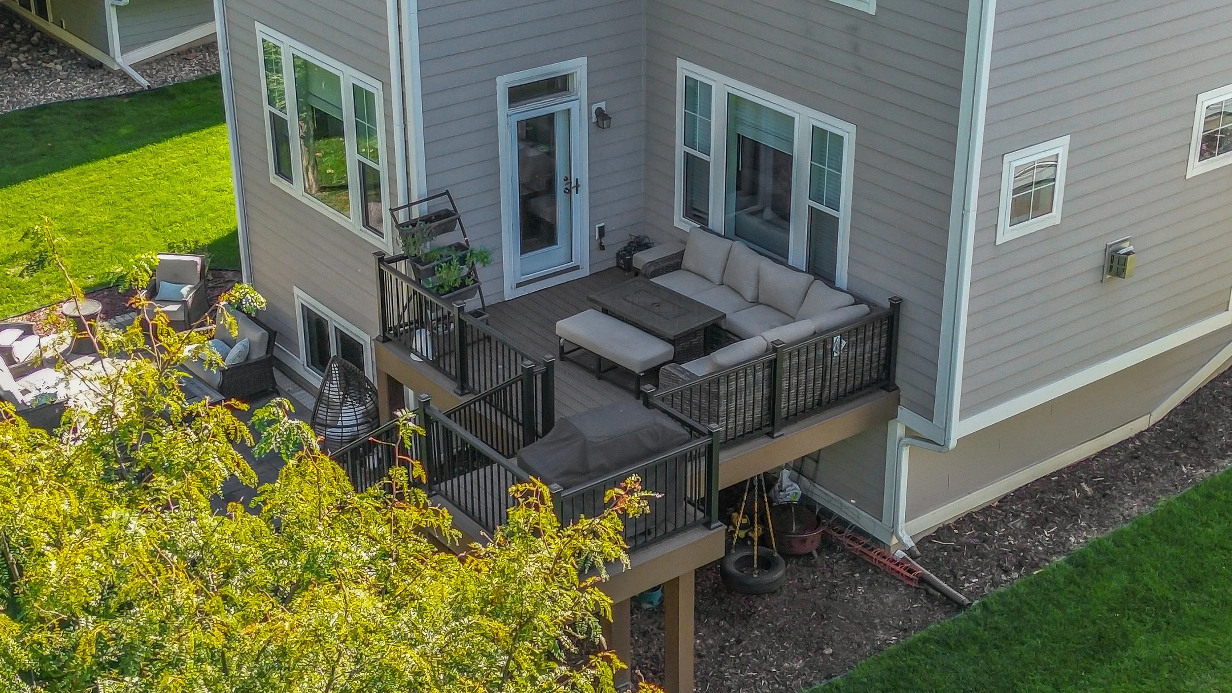 High End Composite Deck and Porch Build