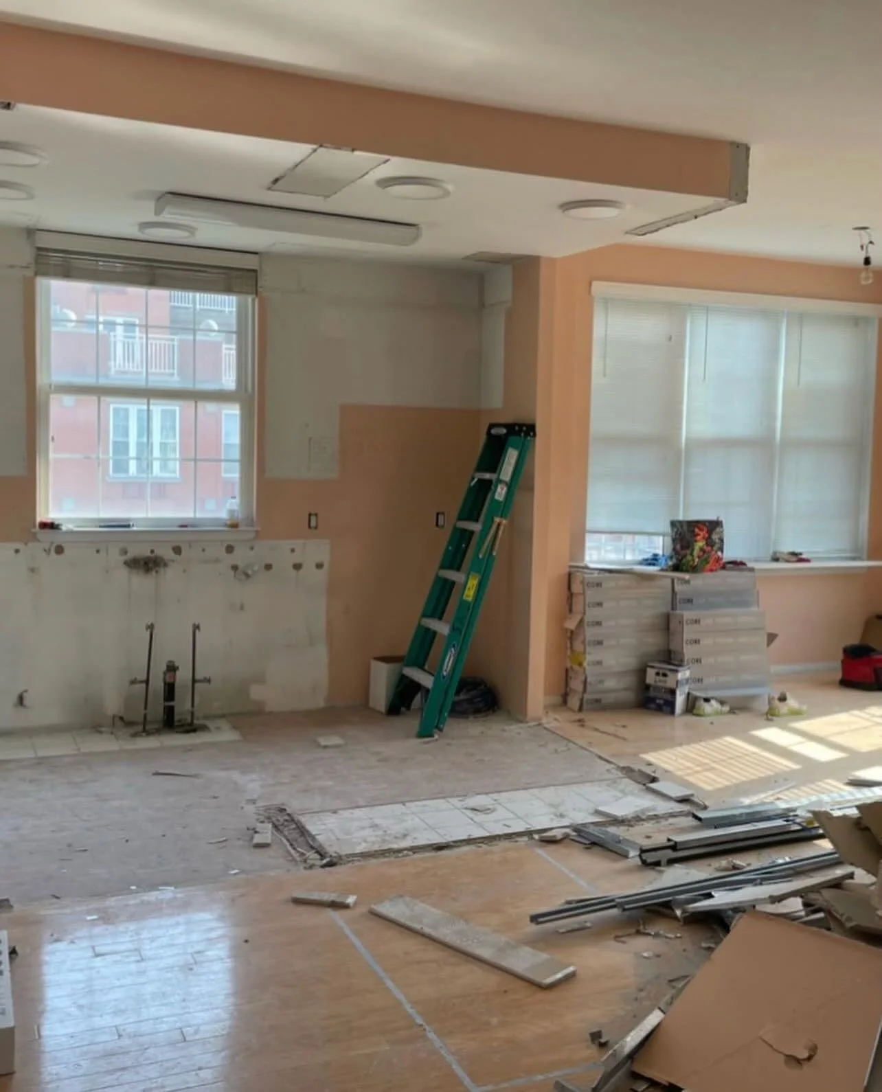 complete kitchen renovation Brighton Beach Brooklyn #instagood #renovation #renew #construction #openfloorplan