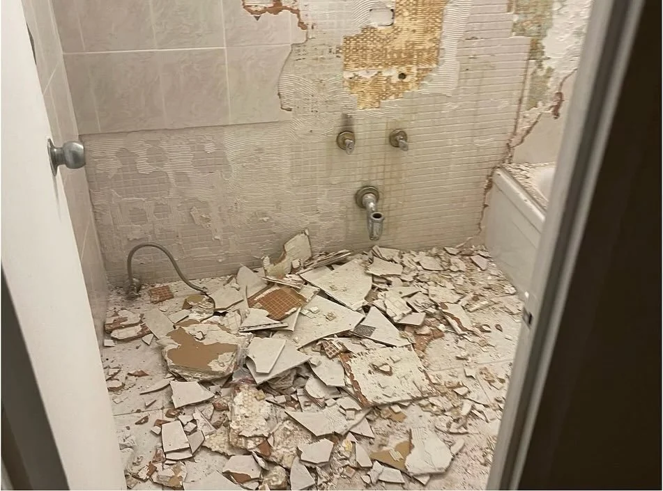 The before and the after!!! Dream bathroom! #instagood #instagram #beforeandafter NYC