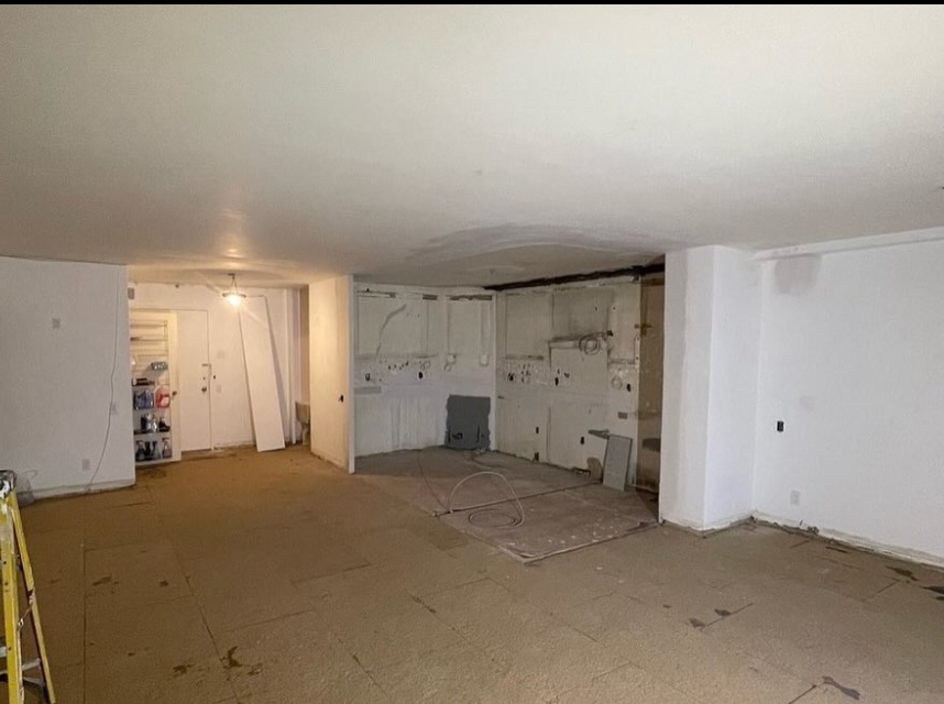 Complete Kitchen Renovation and living space to create an open feel, and functional living space- Before....