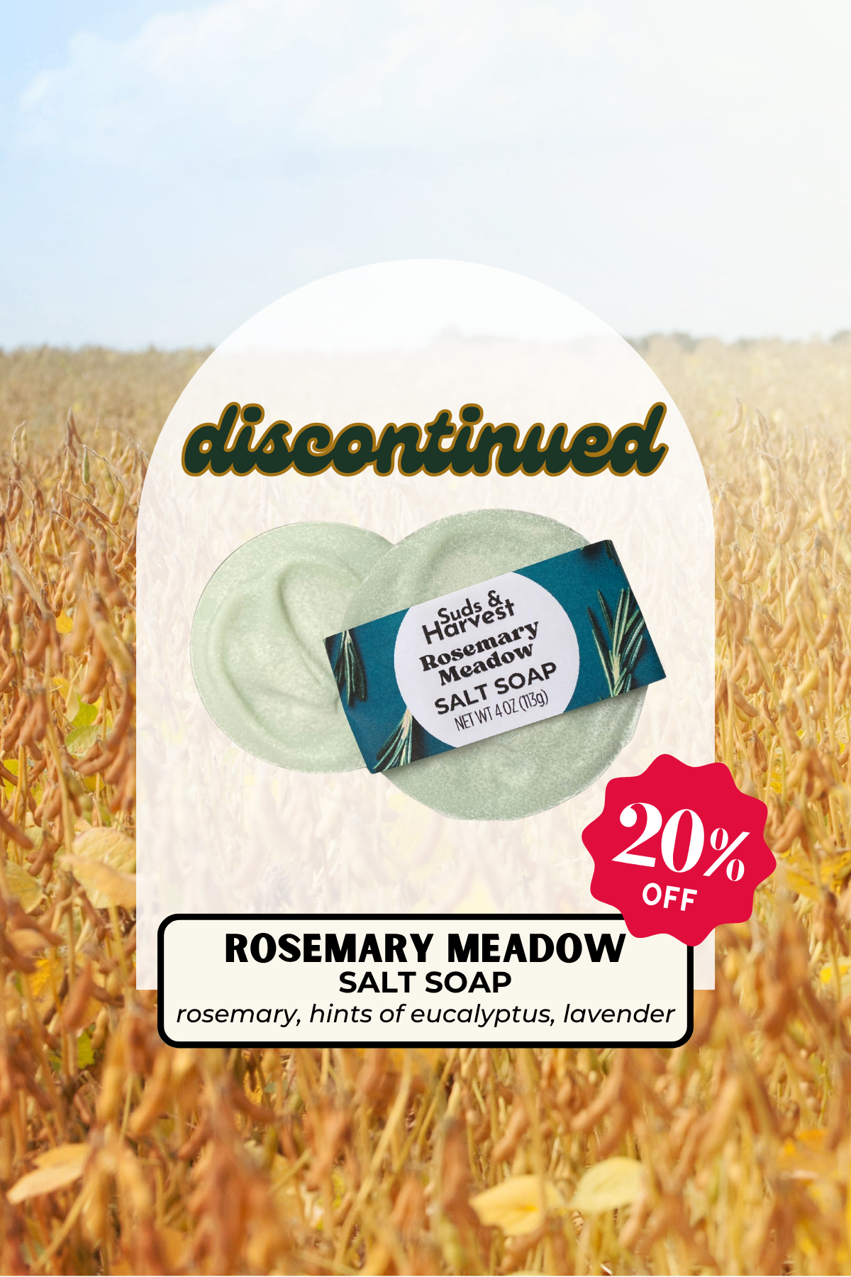 Rosemary Meadow Salt Soap
