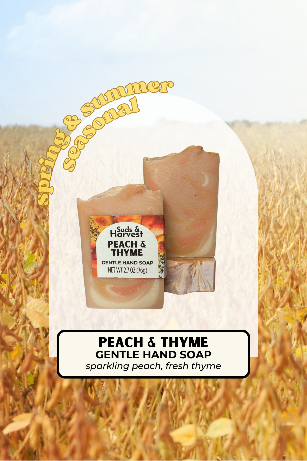 Peach & Thyme Gentle Hand Soap
