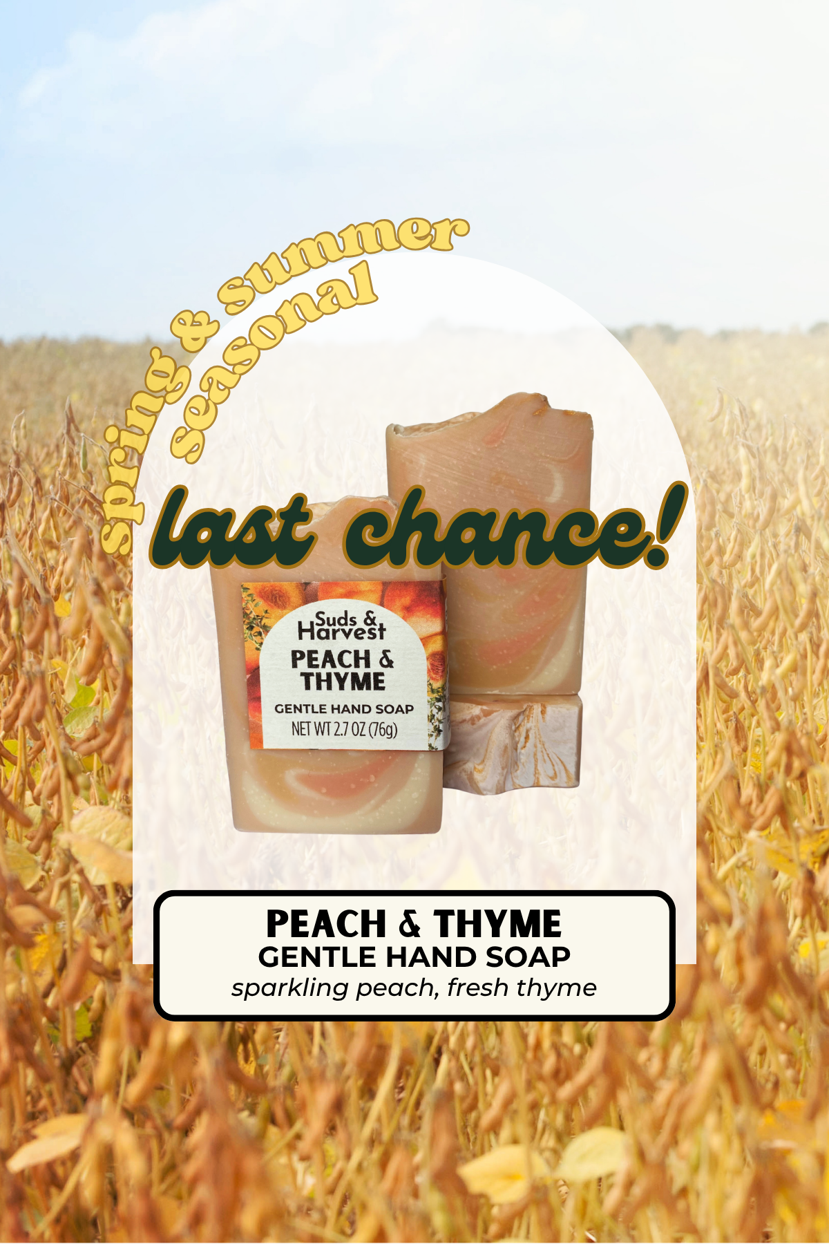 Peach & Thyme Gentle Hand Soap