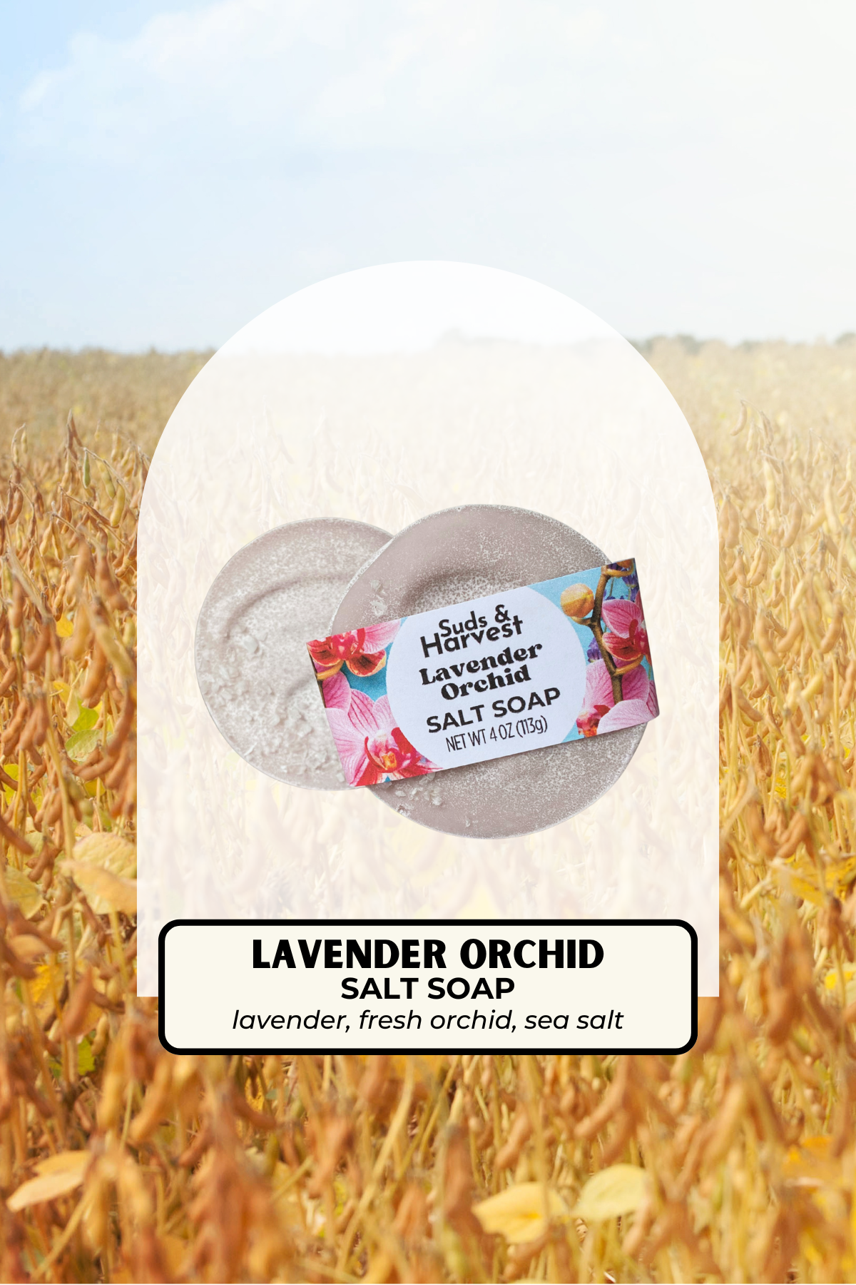 Lavender Orchid Salt Soap