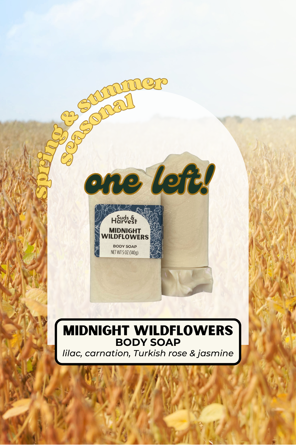 Midnight Wildflowers Body Soap