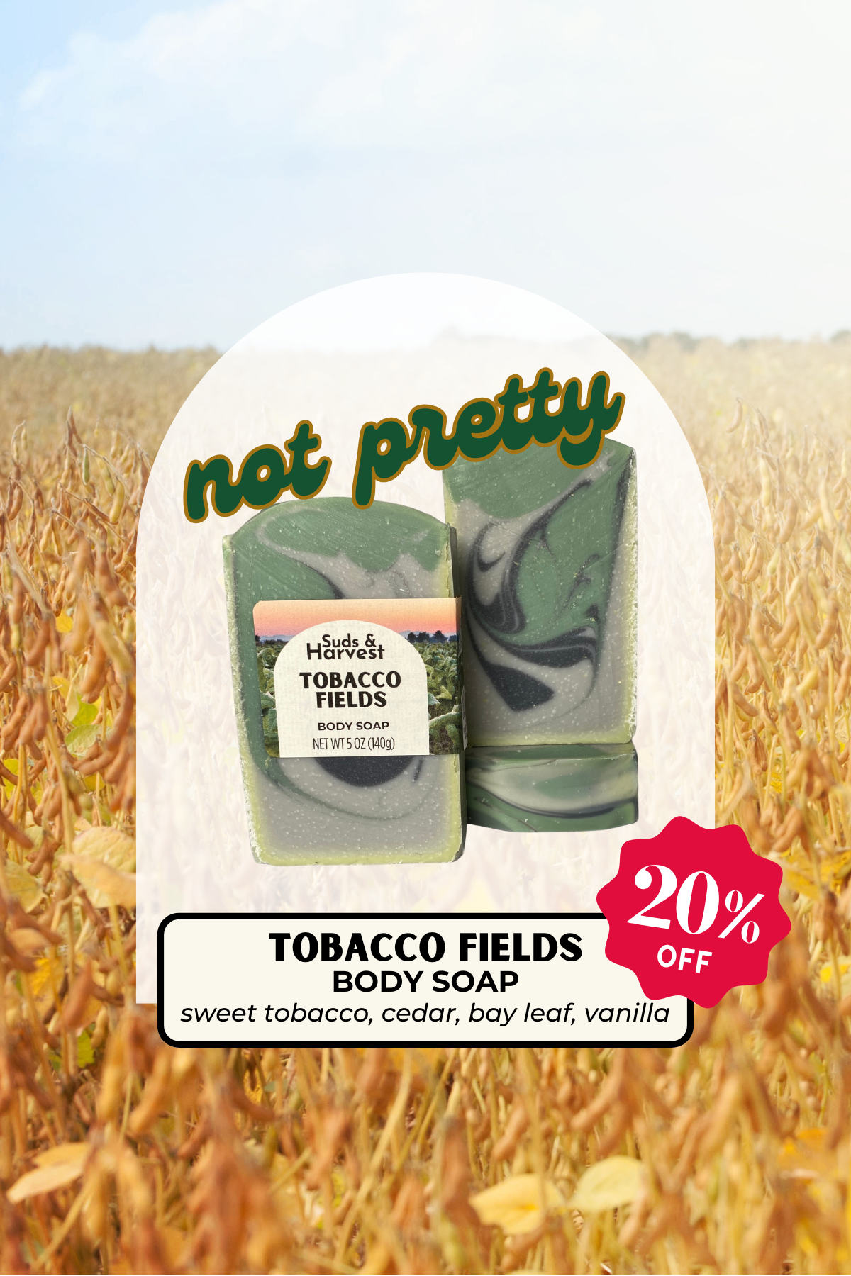 Tobacco Fields Body Soap