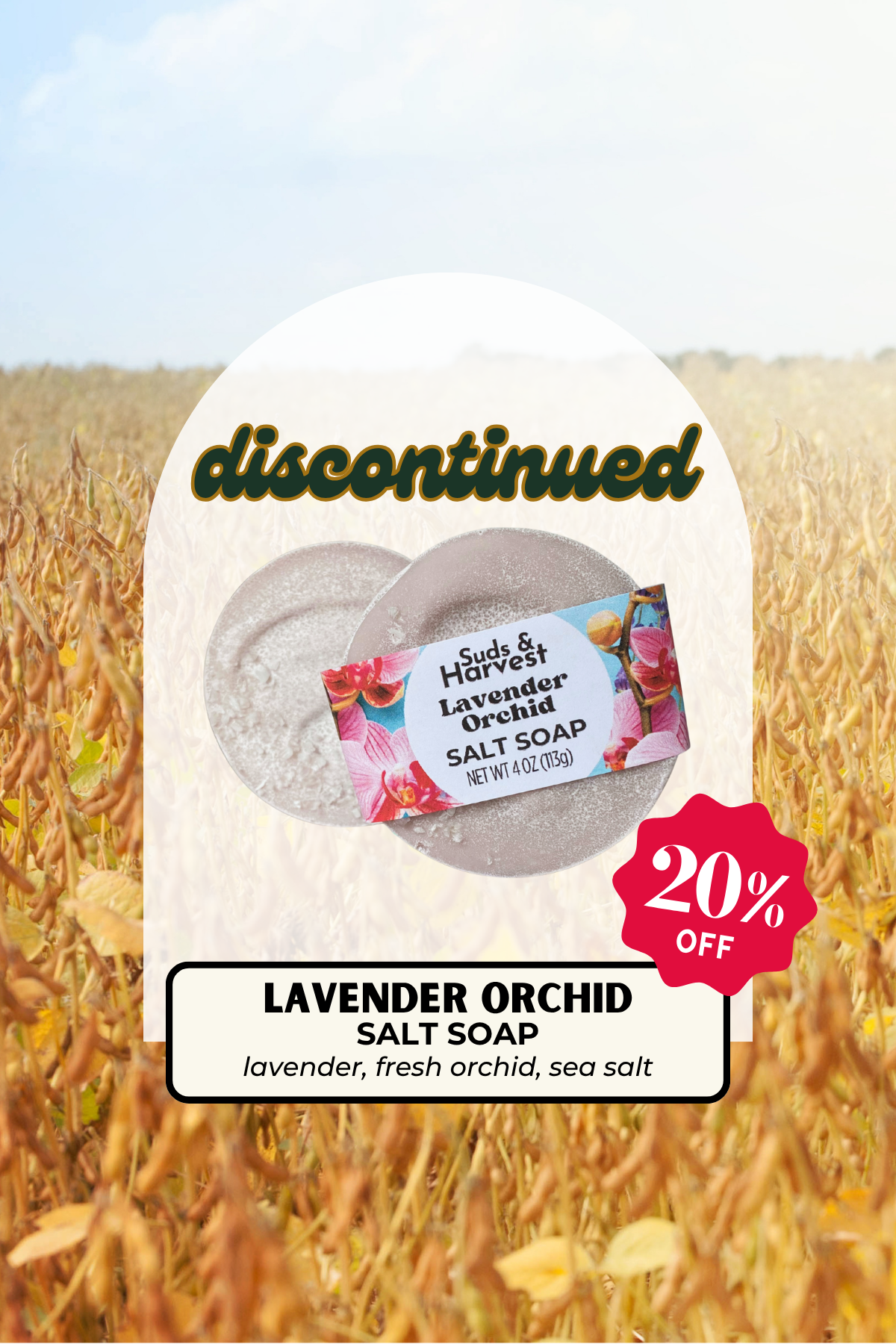 Lavender Orchid Salt Soap