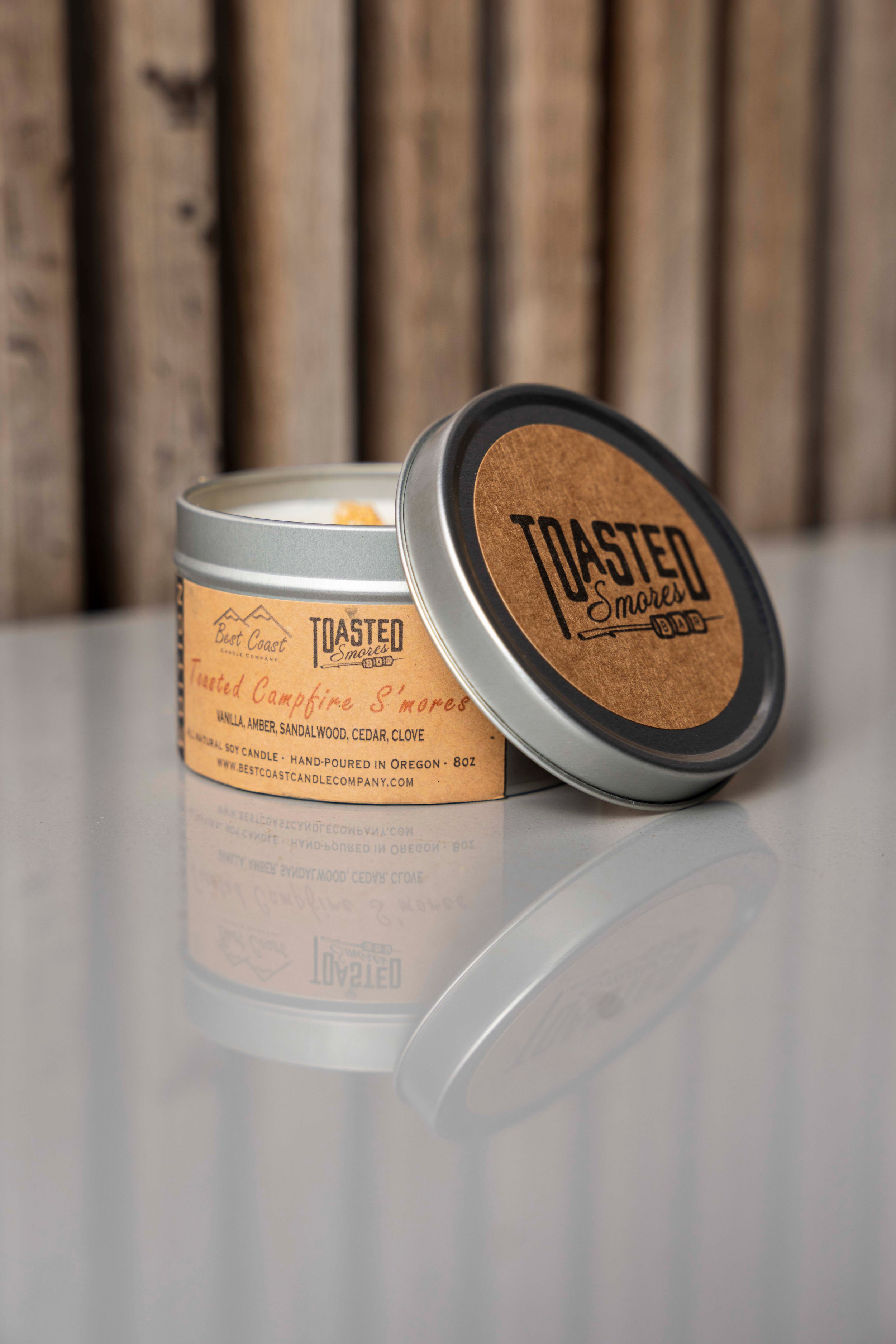 Toasted Campfire S'more Candle