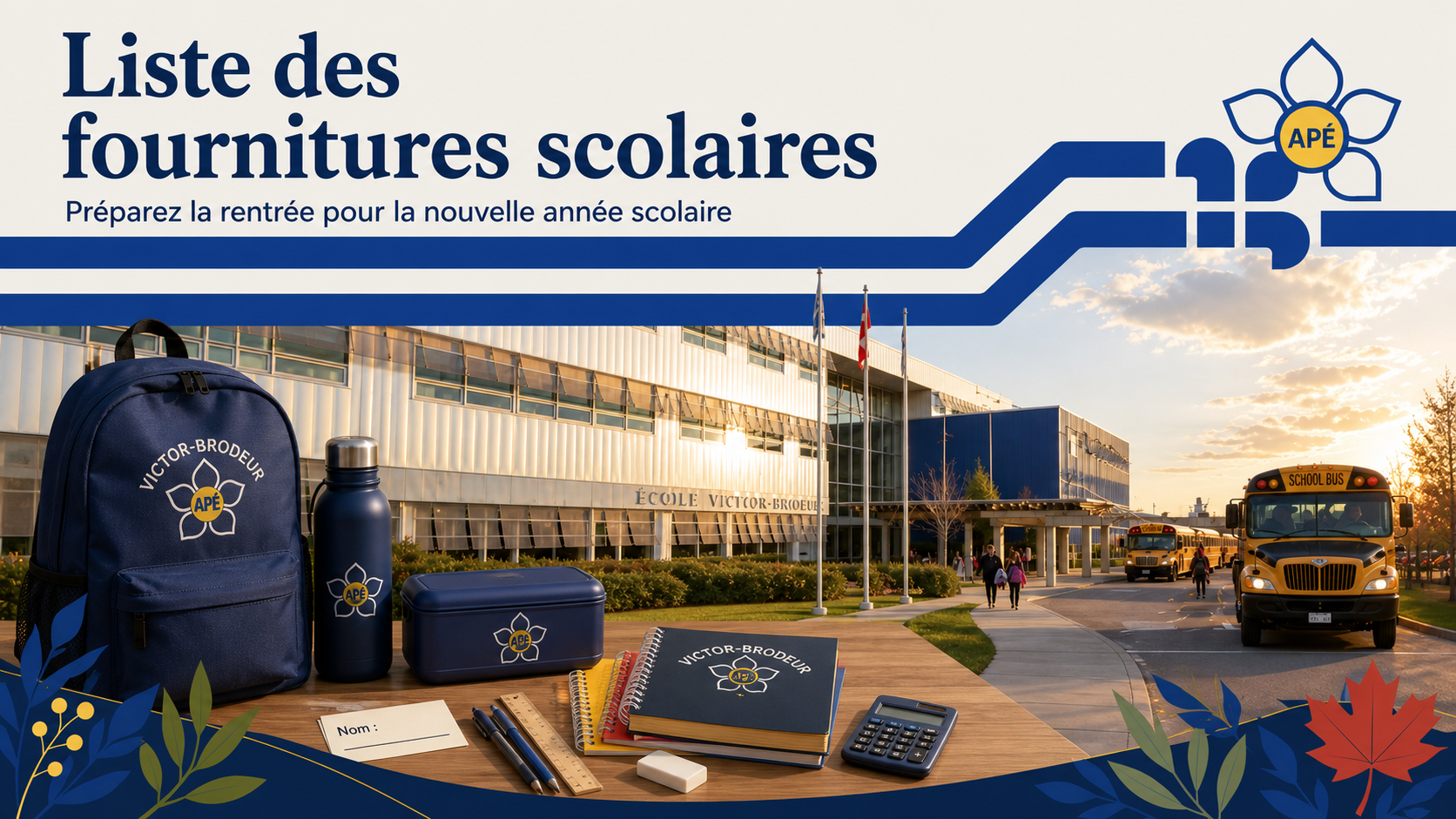 Liste de fournitures scolaires 2026–2027 maintenant disponible