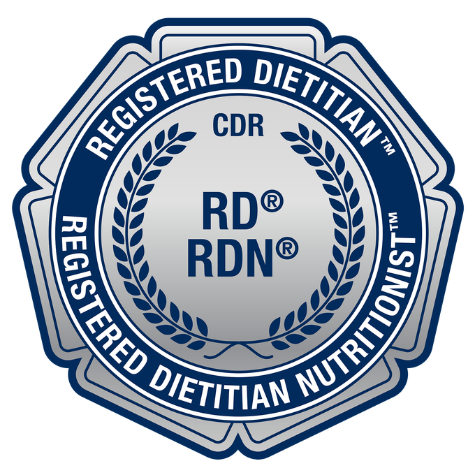 Registered Dietitian Nutritionist (RDN) credential badge