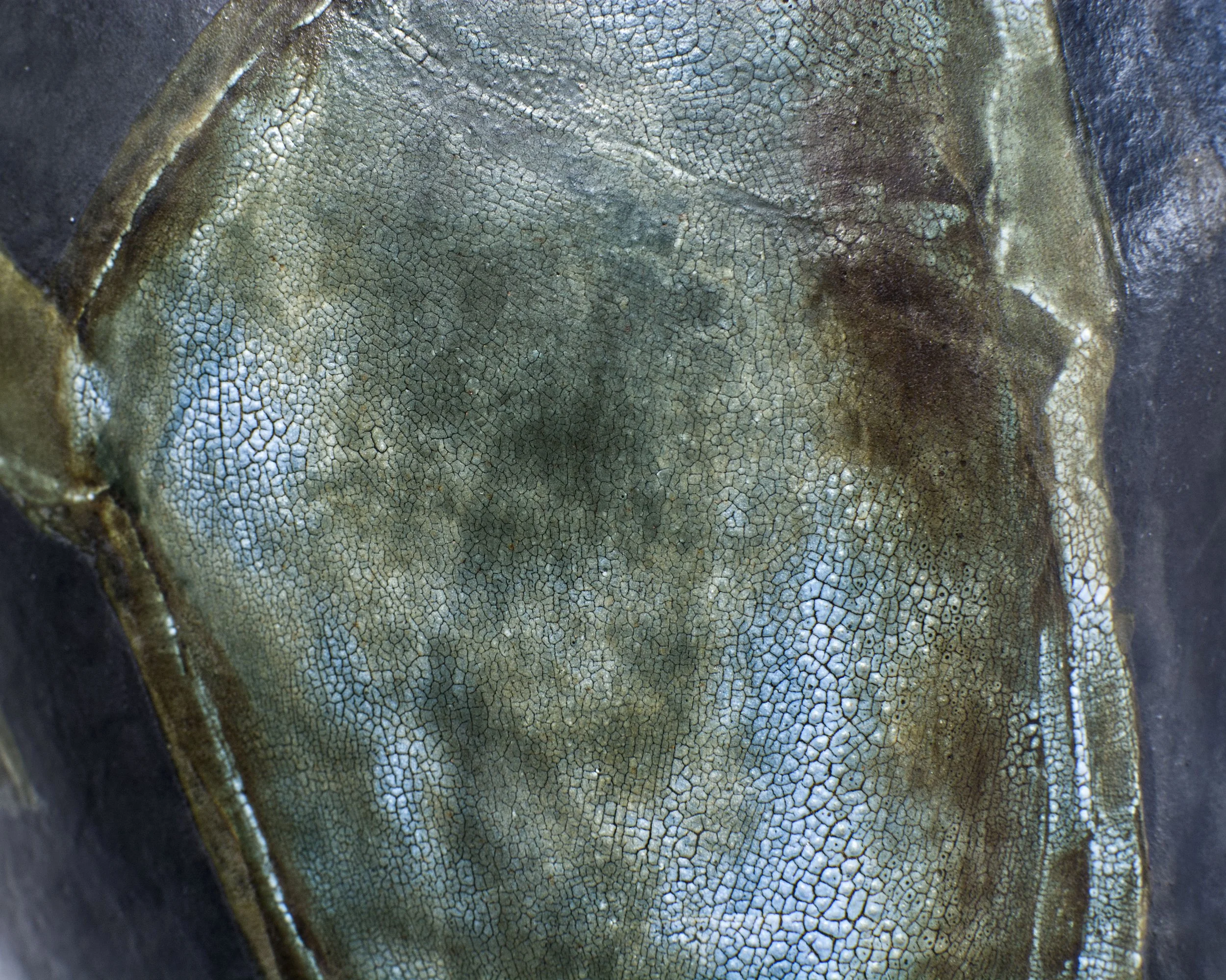 "Organic Vessels", stoneware, glaze