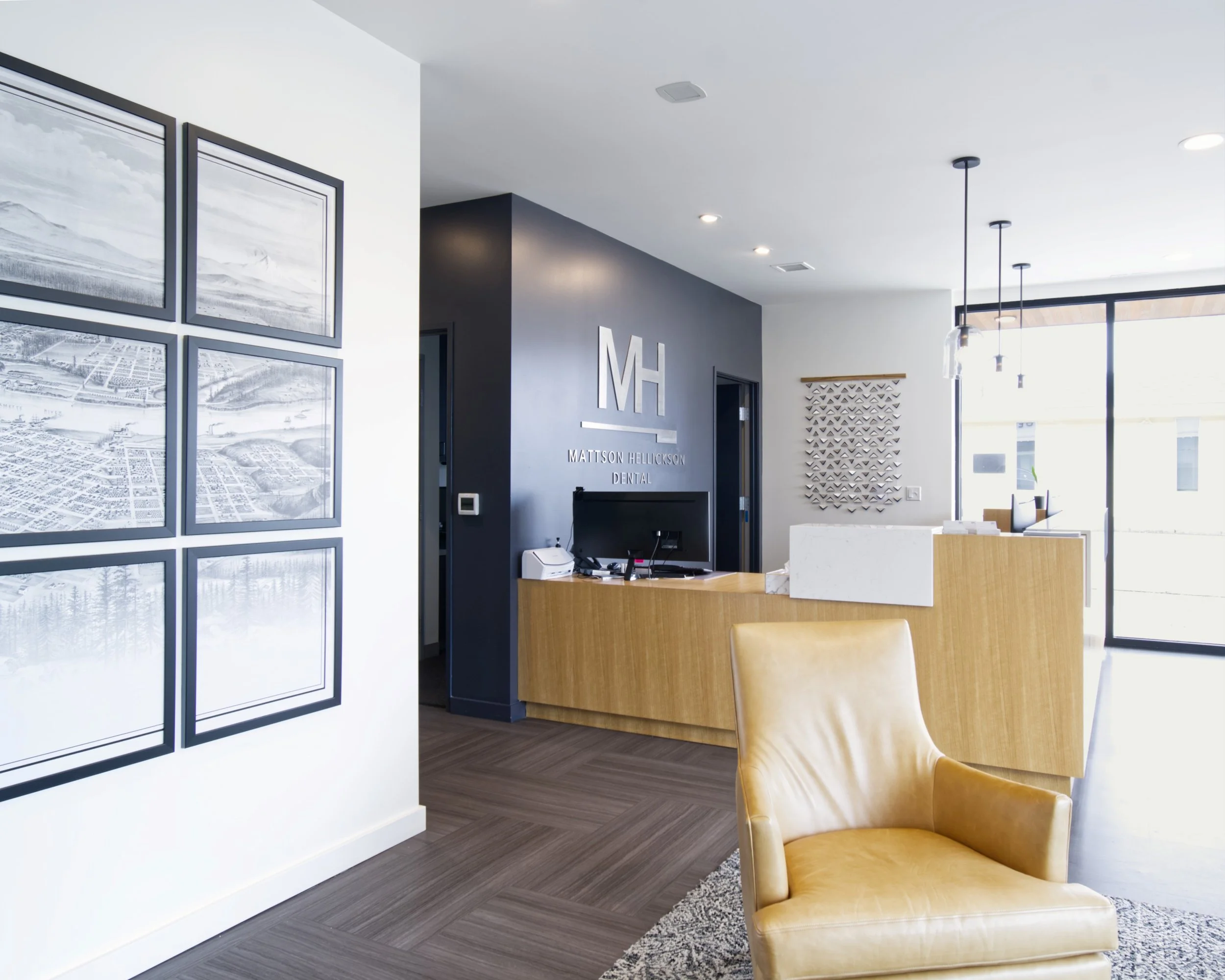 Commission "Triangles Loom" Mattson Hellickson Dental in Beaverton, Oregon