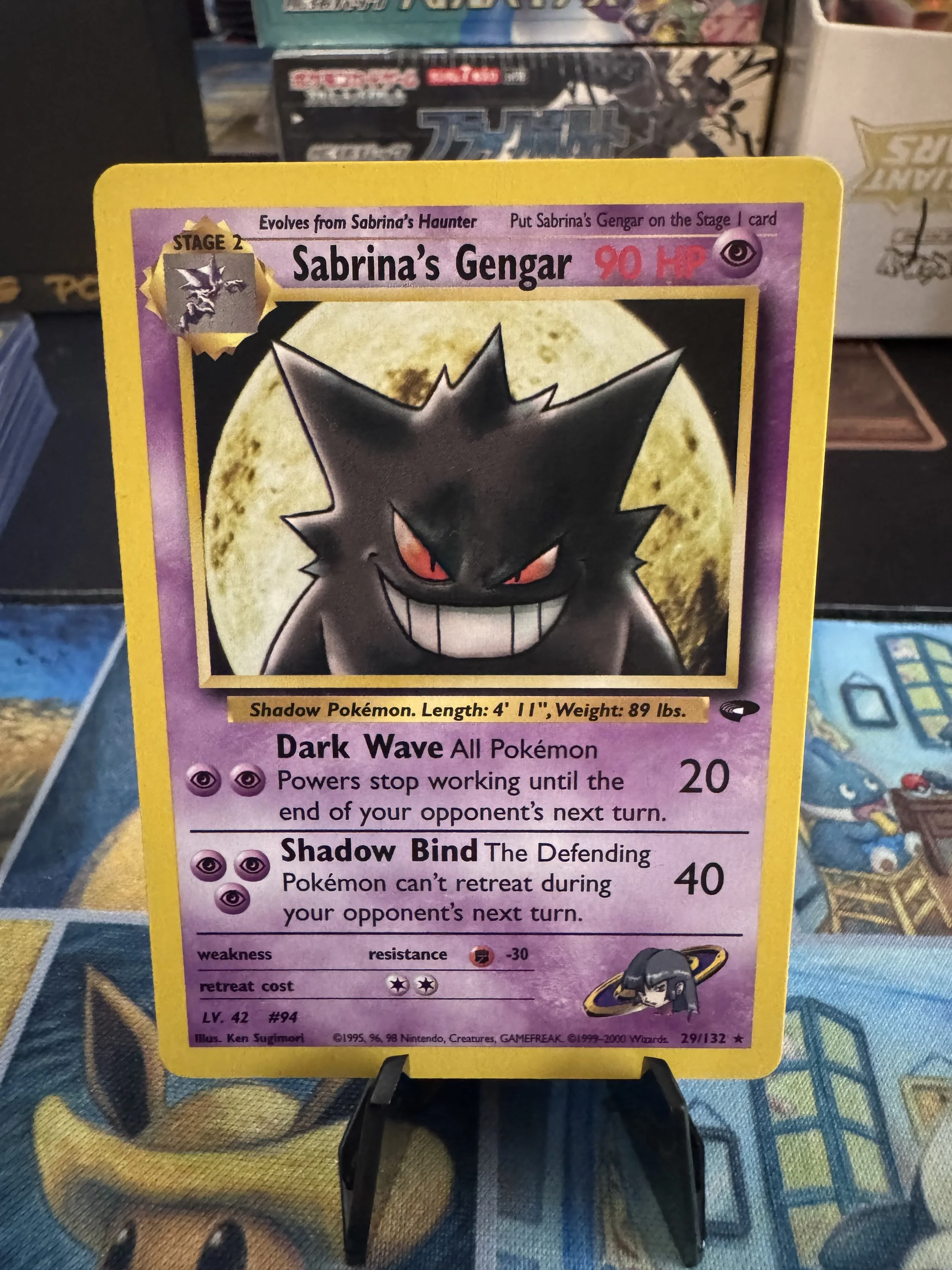 Moderately Played Sabrina's Gengar Gym Challenge