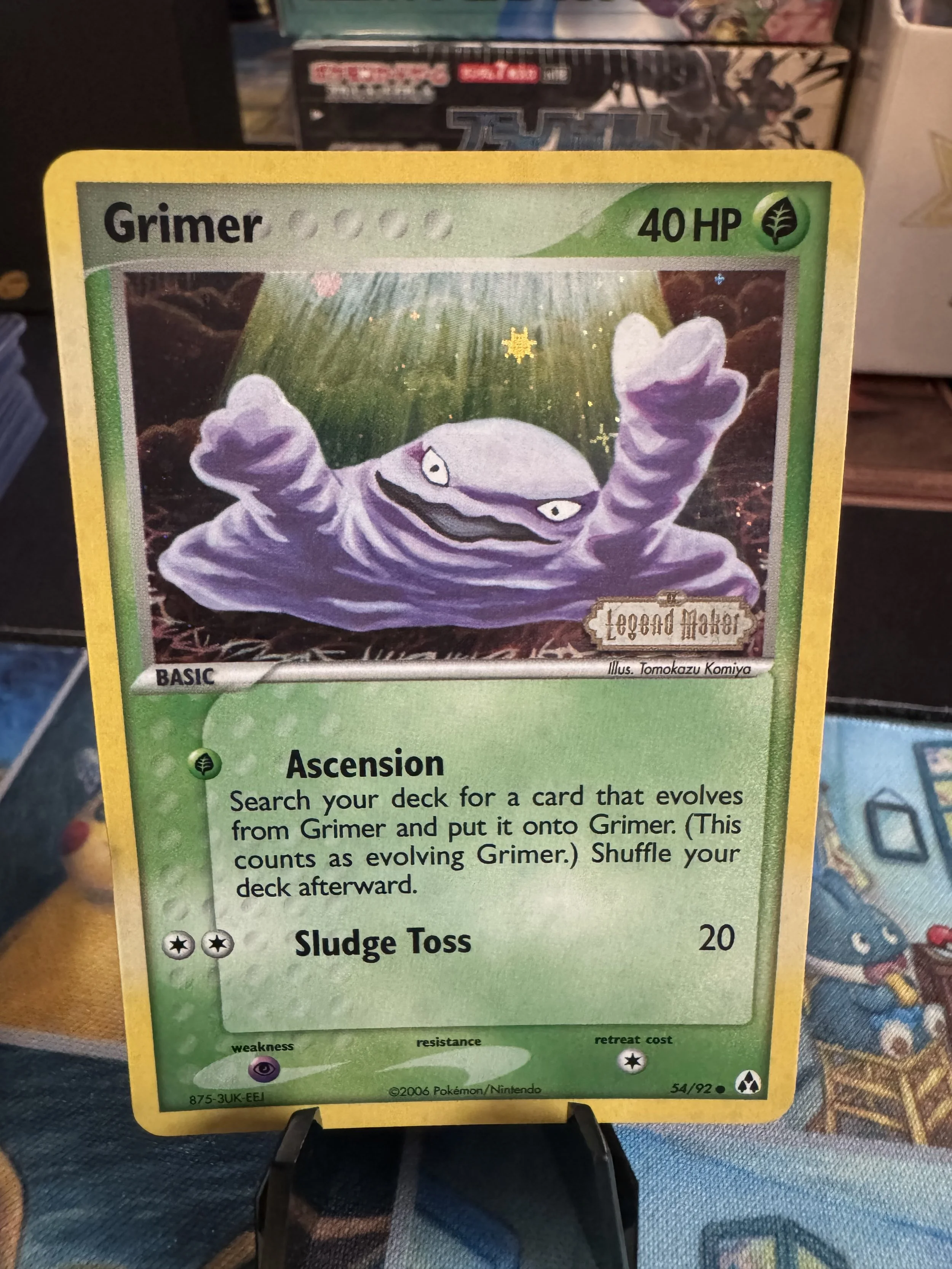 Damaged Legend Maker STAMPED Grimer Holo