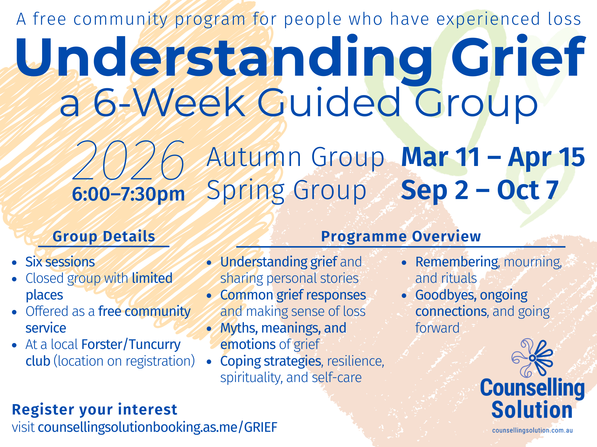 Understanding Grief A 6-Week Guided Group Overview