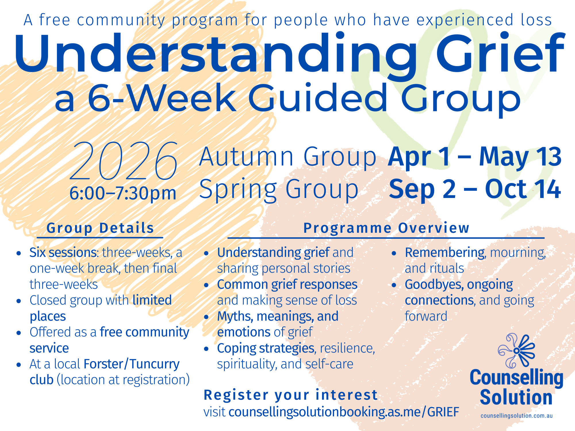 Understanding Grief A 6-Week Guided Group Overview