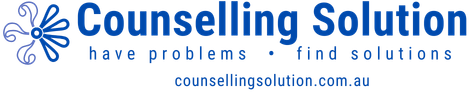 Counselling Solution logo with tagline, "have problems, find solutions".