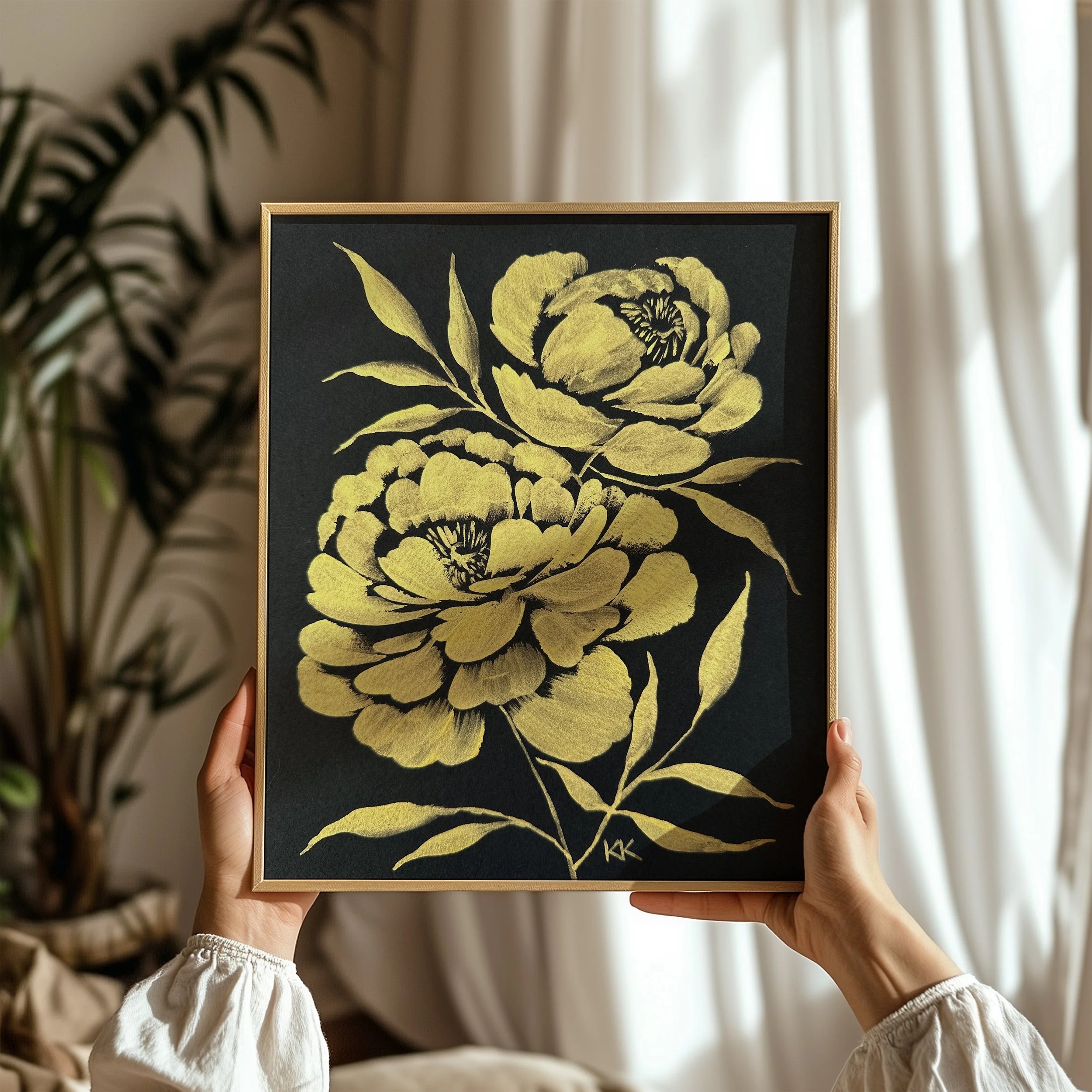 Website_Gold Frame_Peony 8x10.jpg
