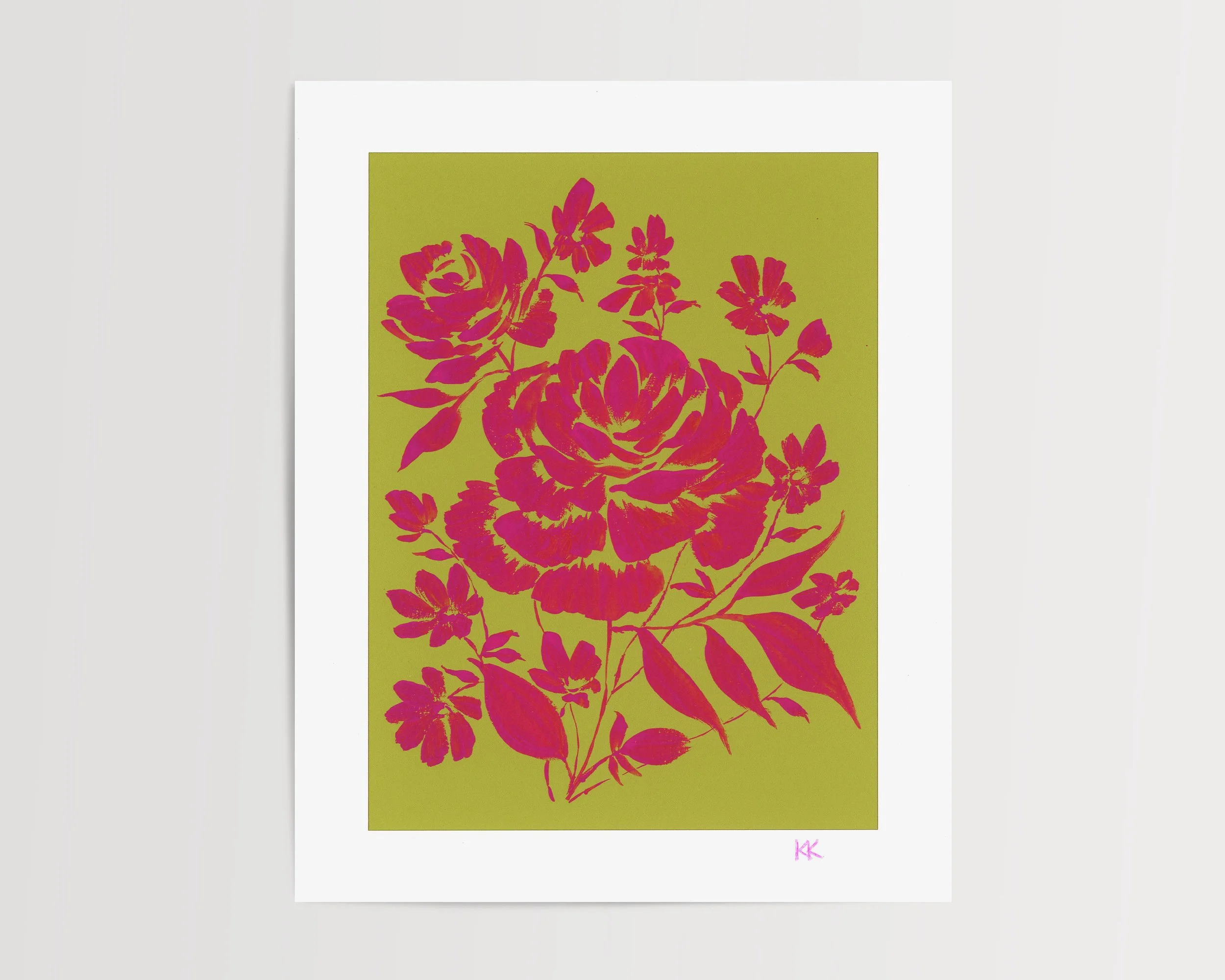 Mockup_Signed_Magenta Roses on Olivine Print Scan.jpg
