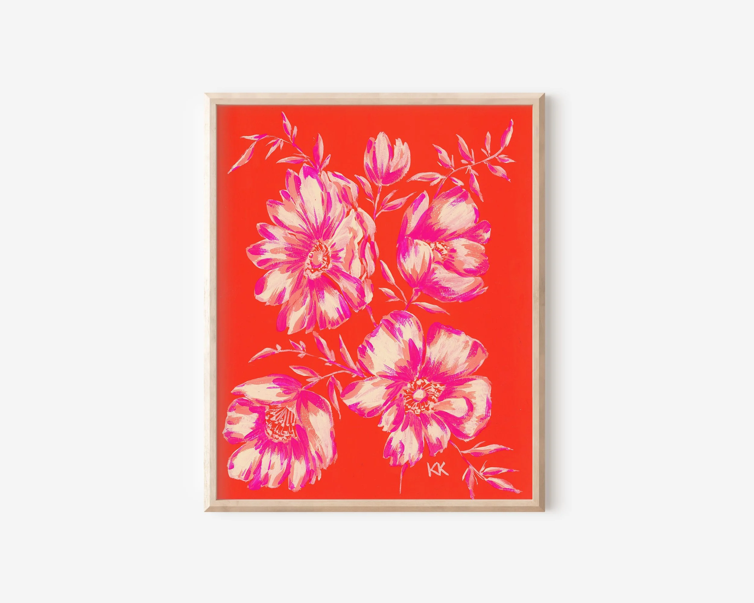 Website_Wood Framed_original_8x10_Vintage Poppies.jpg