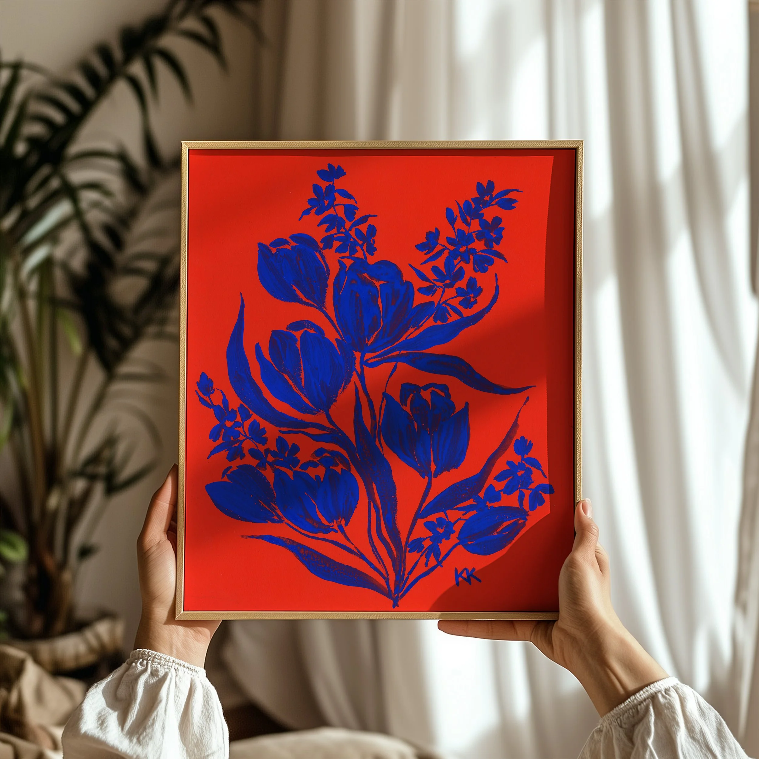 Website_Original_Cobalt Tulips on Vermillion_Hands.jpg