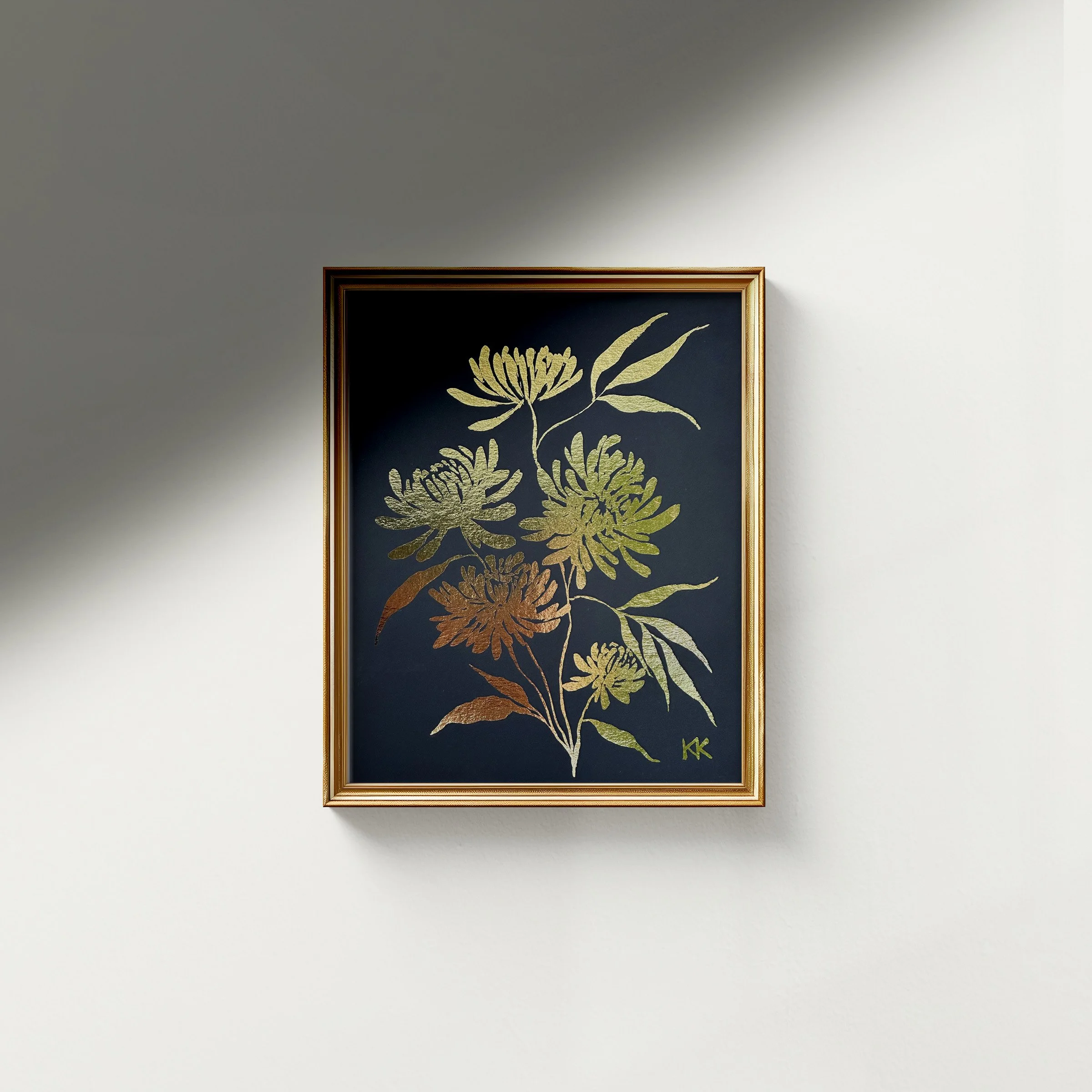 Gold Frame_Black Chrysanthemums.jpg