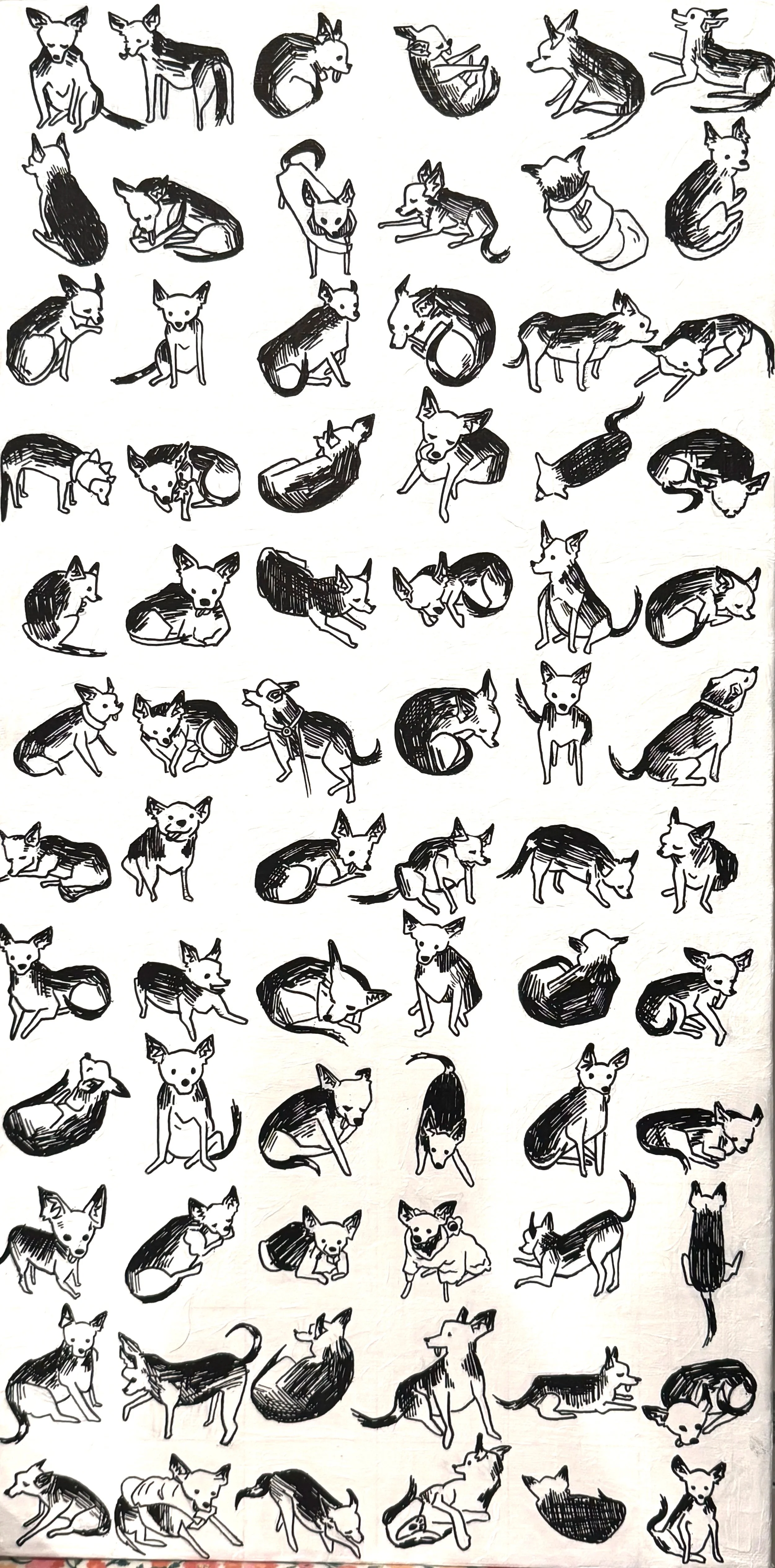 little tuxies
acrylic on canvas
july 2025