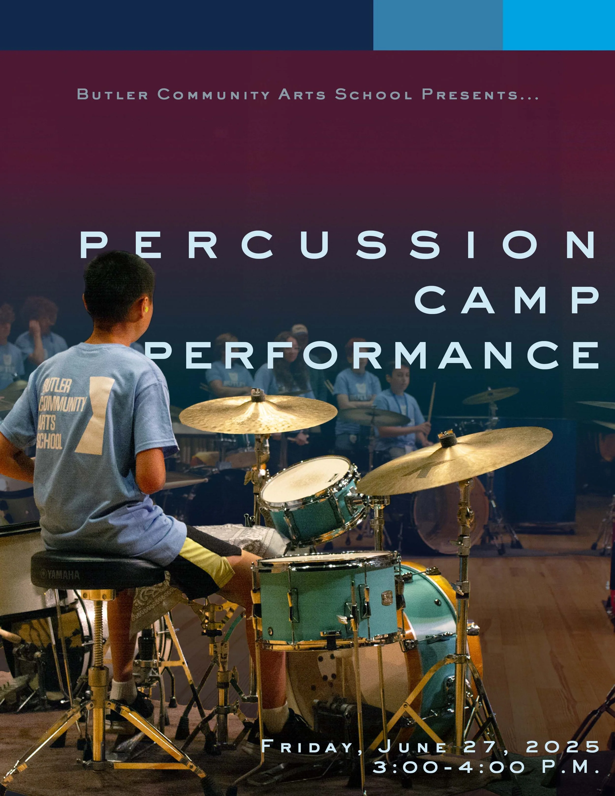 Butler Community Arts School- Percussion Camp Program
