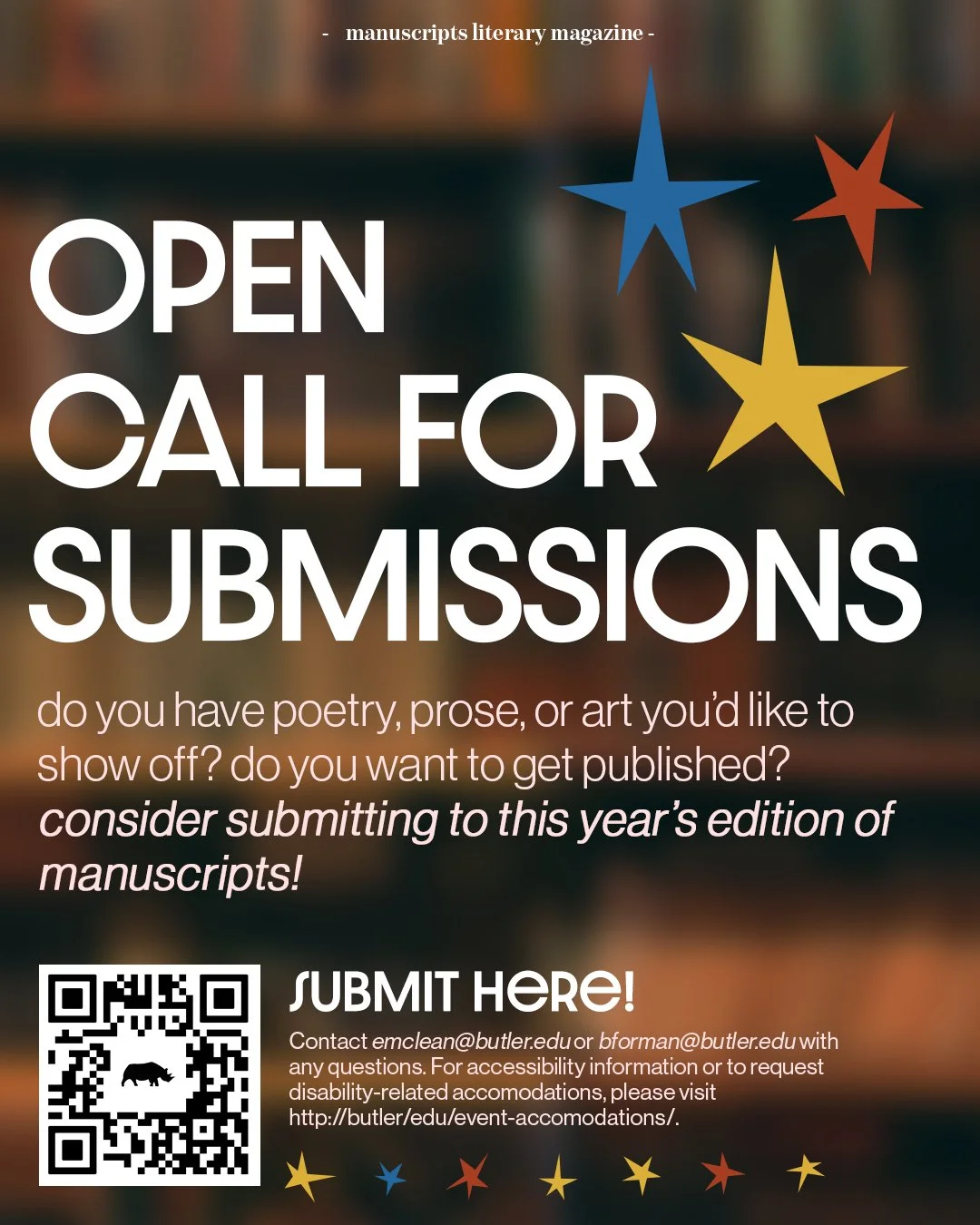 Manuscripts Call for Submissions