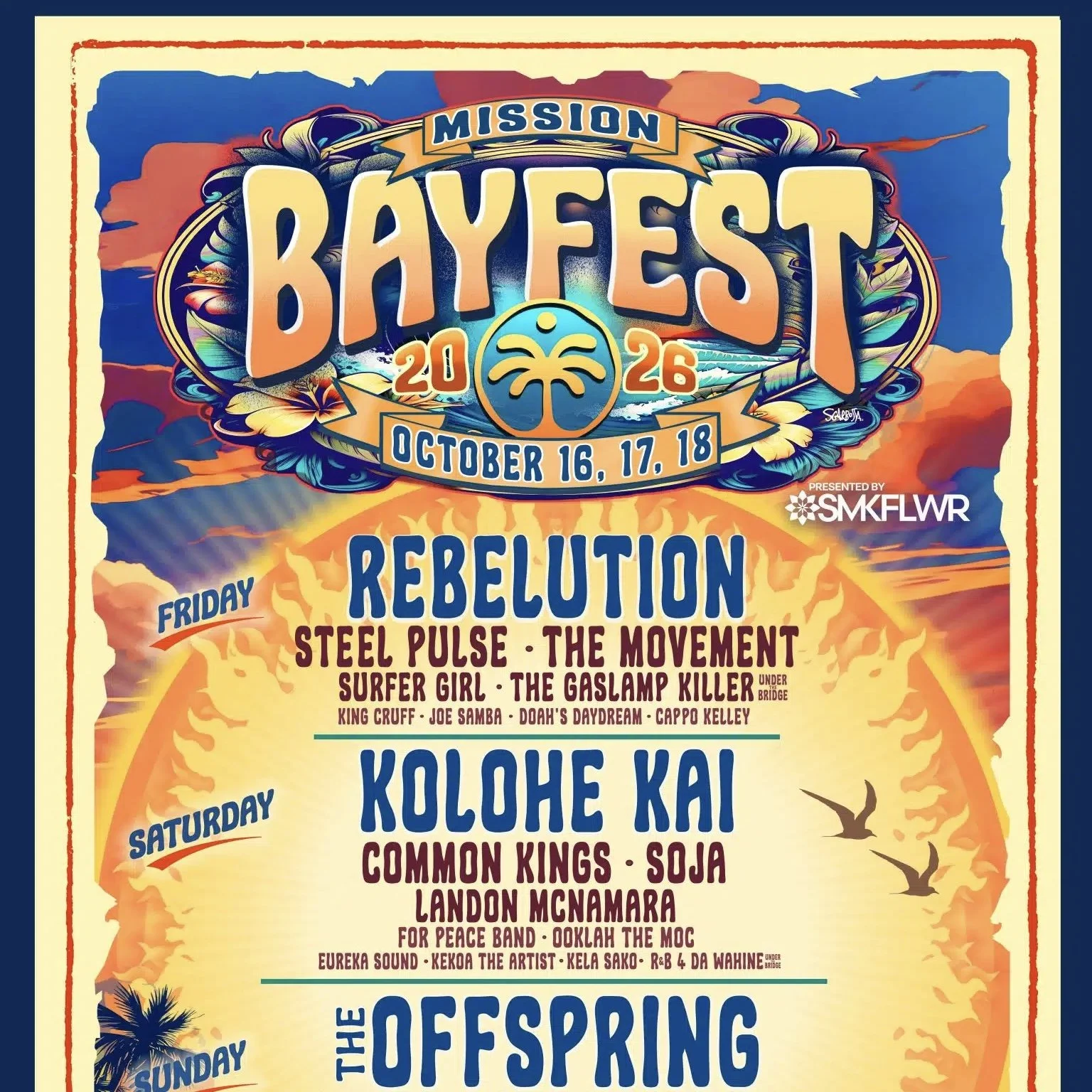 Mission Bayfest 2026 Is Bringing Three Days of Music to San Diego This October