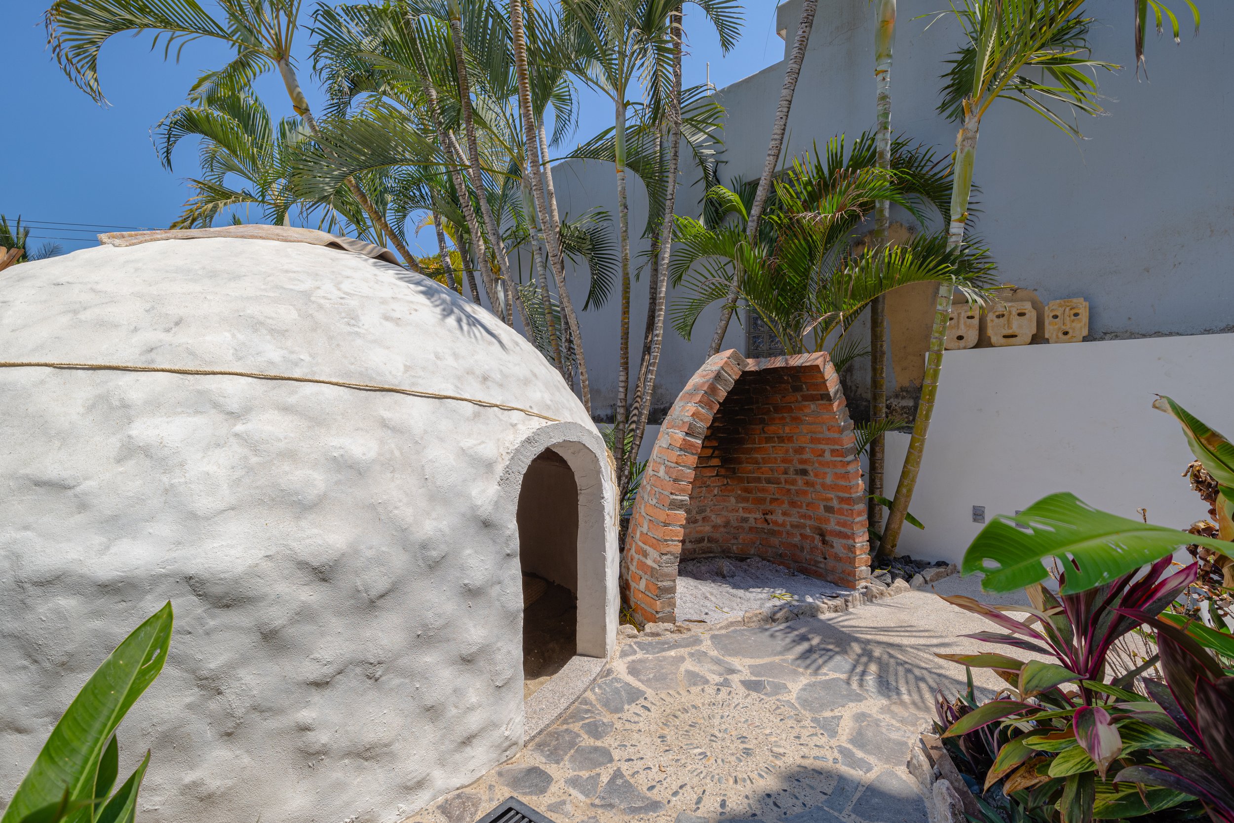 On-Site Temazcal Dome - exterior
