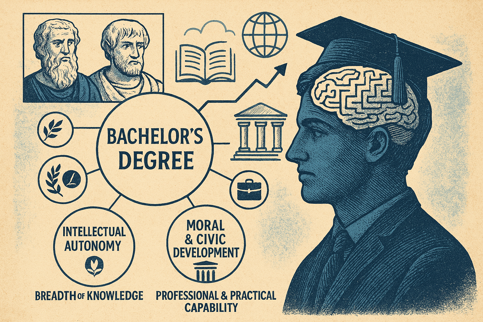 The Philosophical Excellence Behind a Bachelor’s Degree: Historical Foundations, Liberal Education, and Civic Purpose