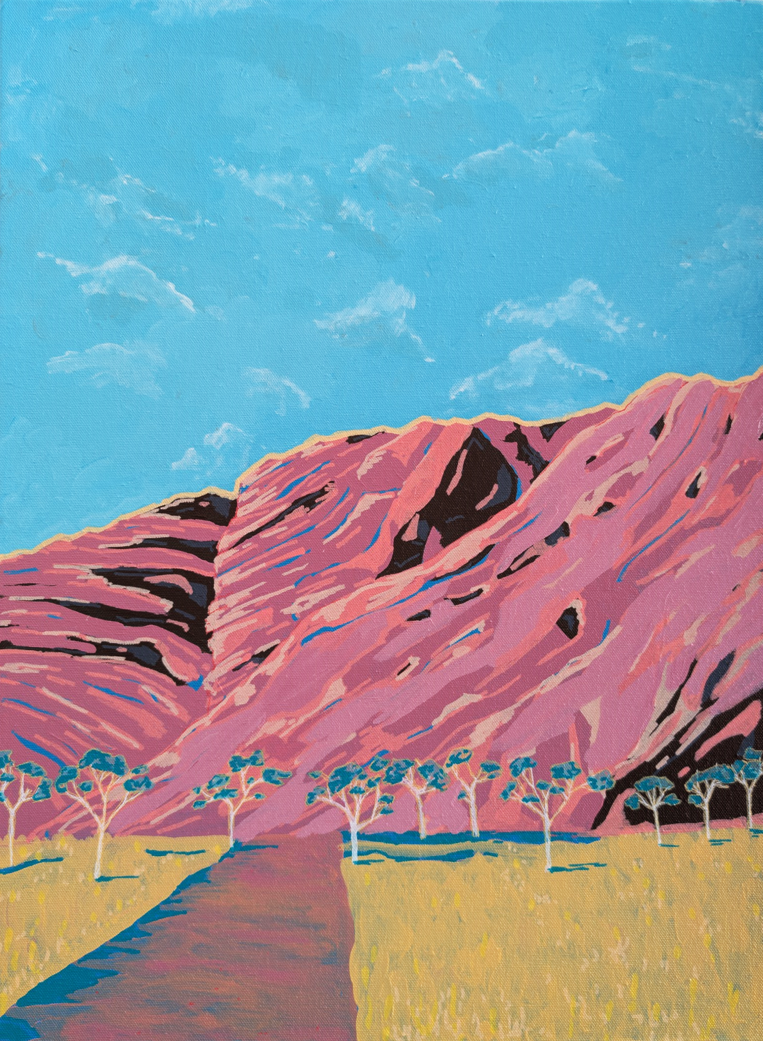 IN THE CENTRE OF IT ALL 46cm x 61cm