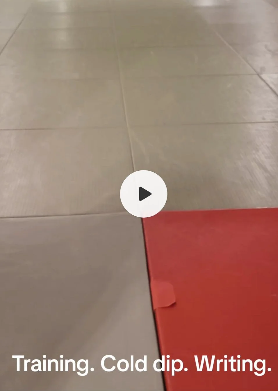 Not every training day looks clean or cinematic, most of it is just showing up.