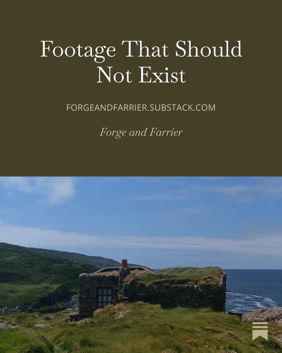 Put up a new piece today. About footage that never existed and carrying things forward so they do not die with us.