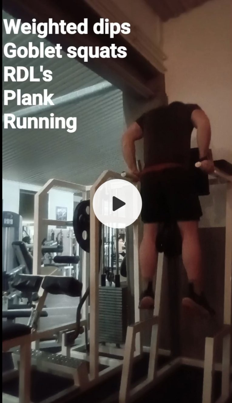 Just showing up and carrying the weight.
