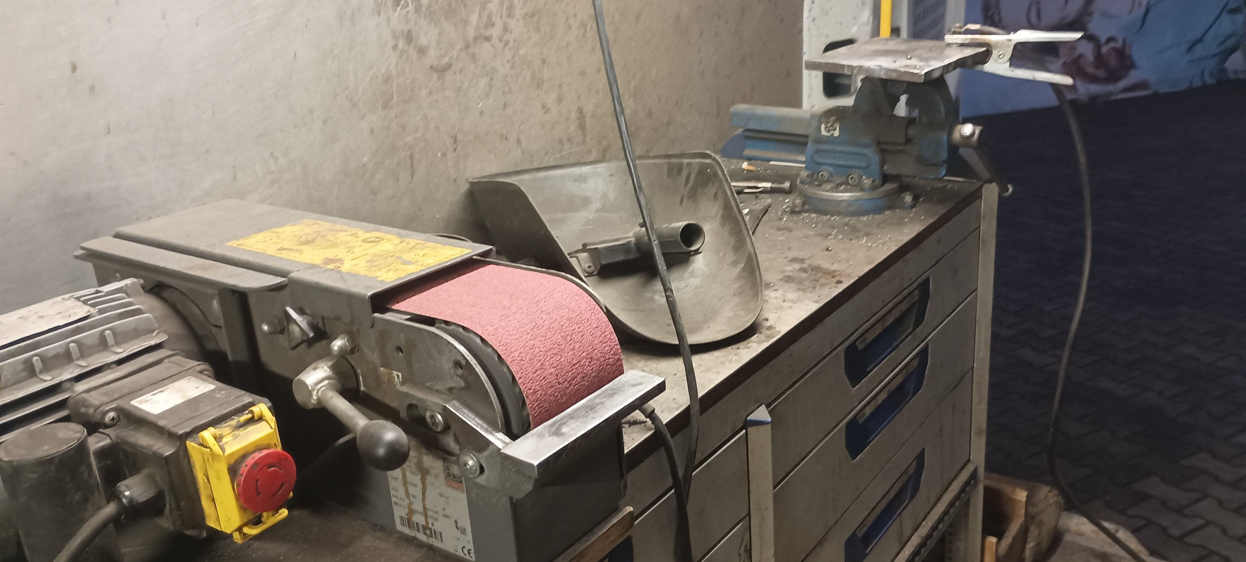 Hard day, dirty tools, honest work.