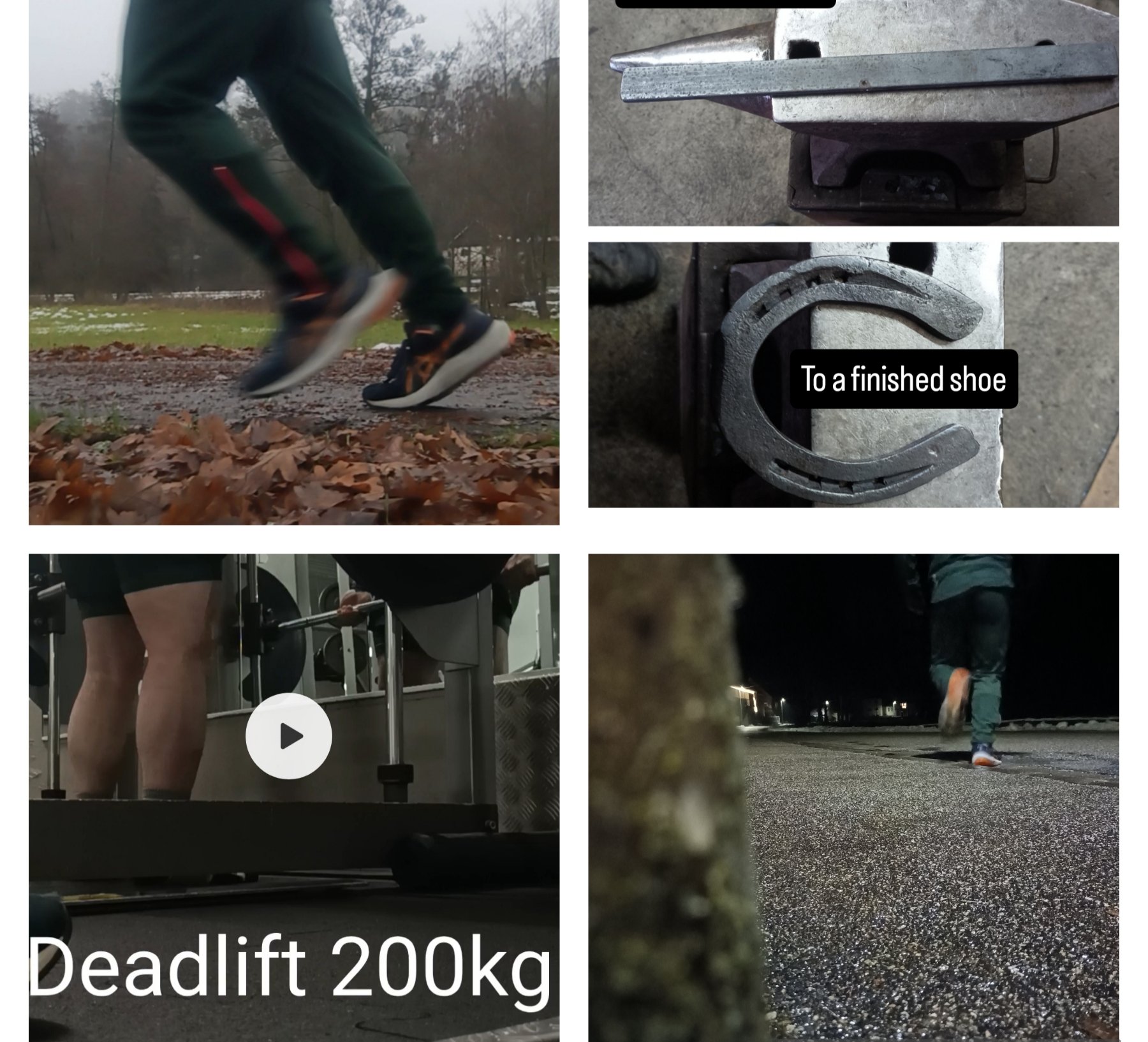 Some miles, some iron, and the simple kind of work that keeps a man steady.