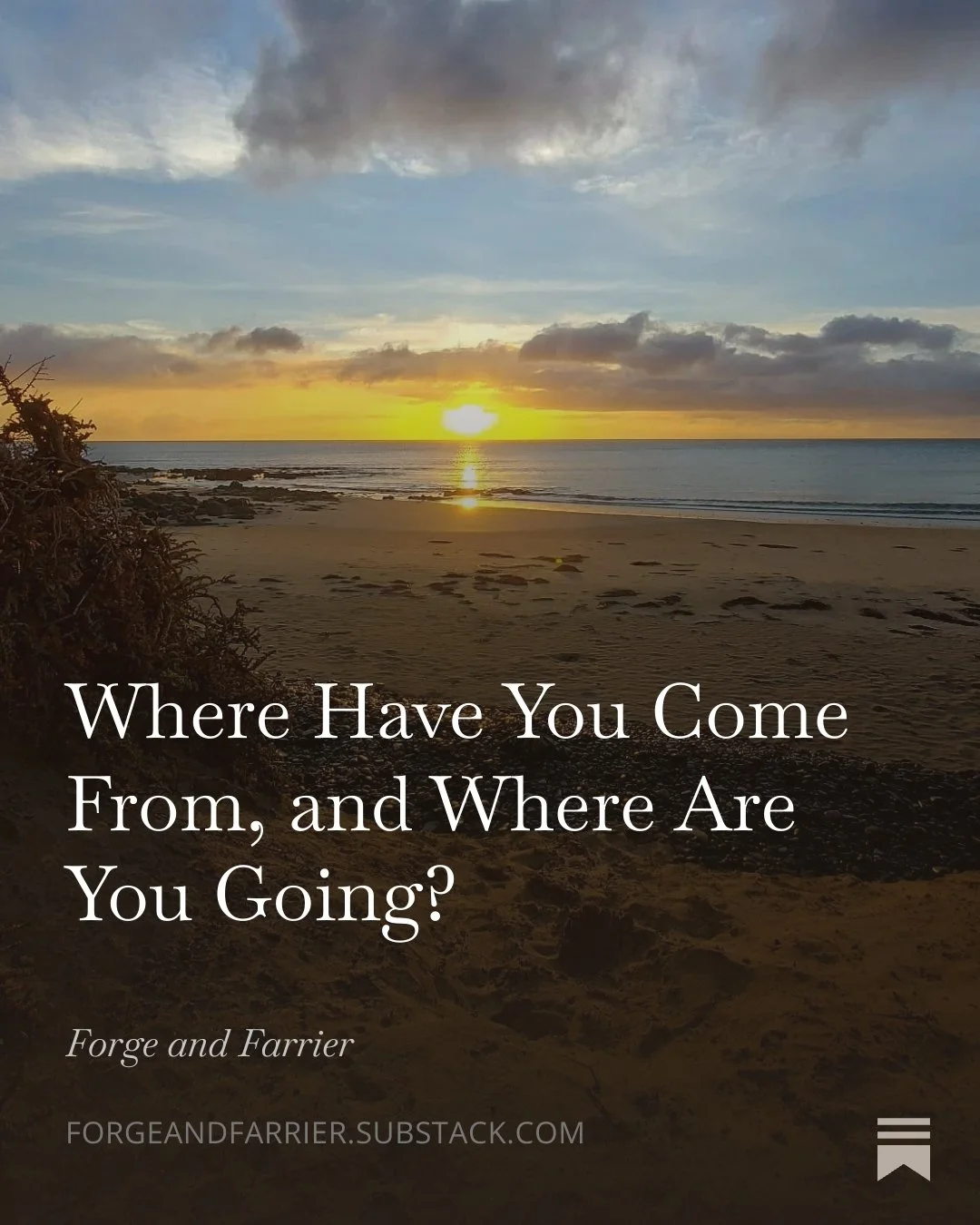 Pick something good and walk toward it