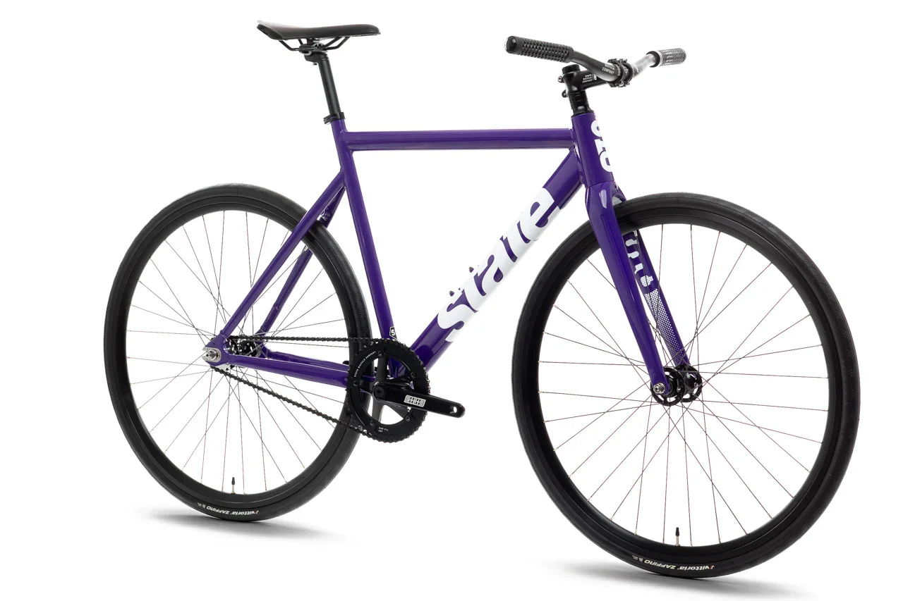 State Bicycle Co 6061 Black Label v3 - Purple / White