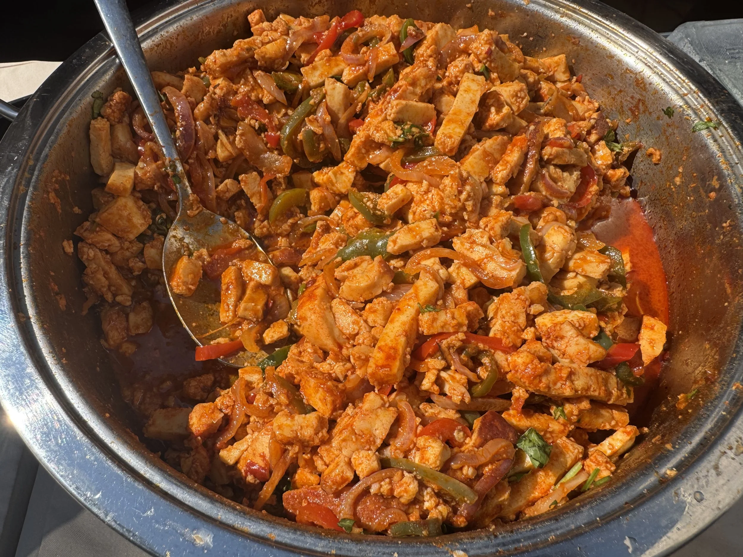 Mixed Paneer (filling for fajitas or quesadillas)