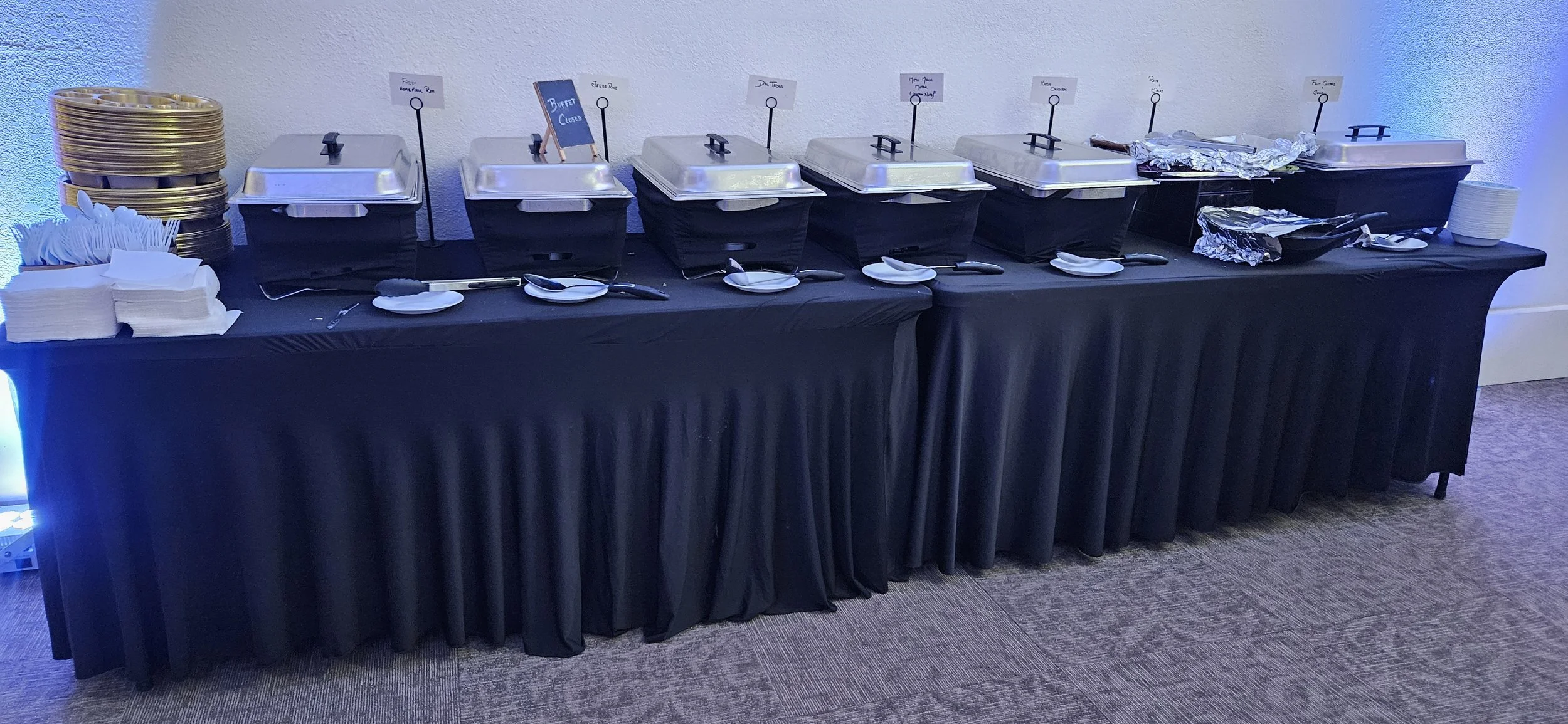 Wedding Catering Setup