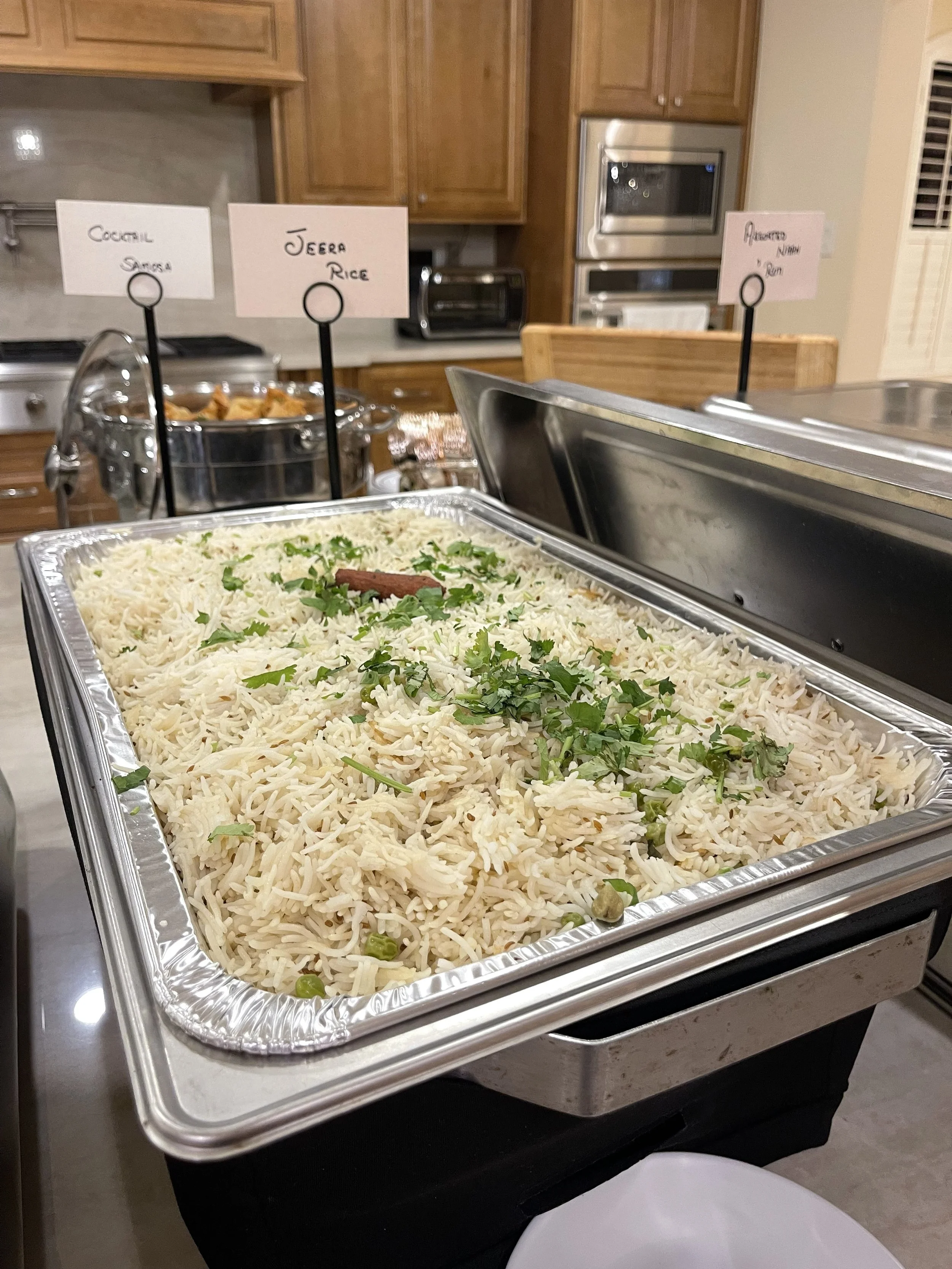 Jeera Rice (Indoor Setup)