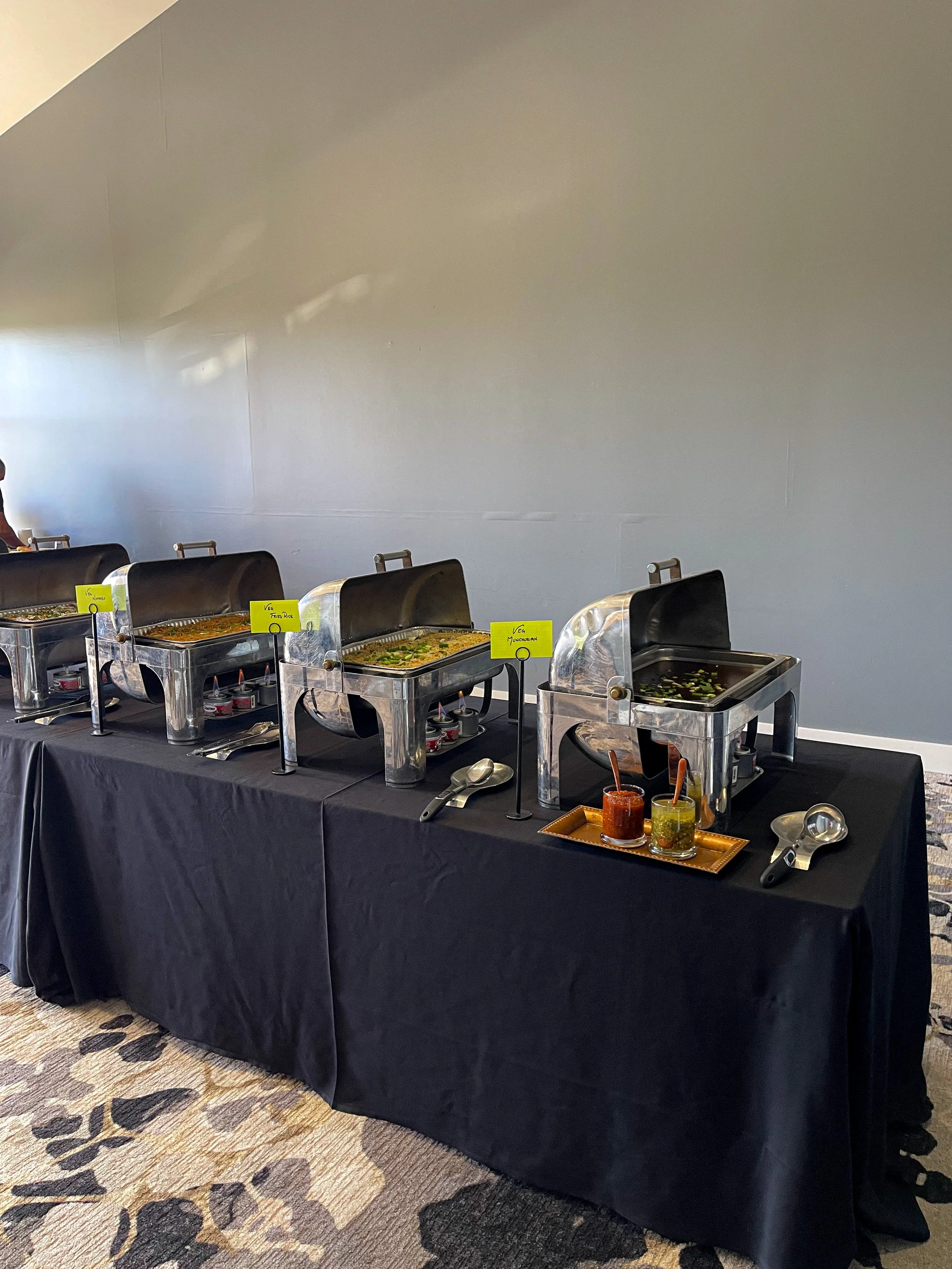 Catering Menu + Event Setups