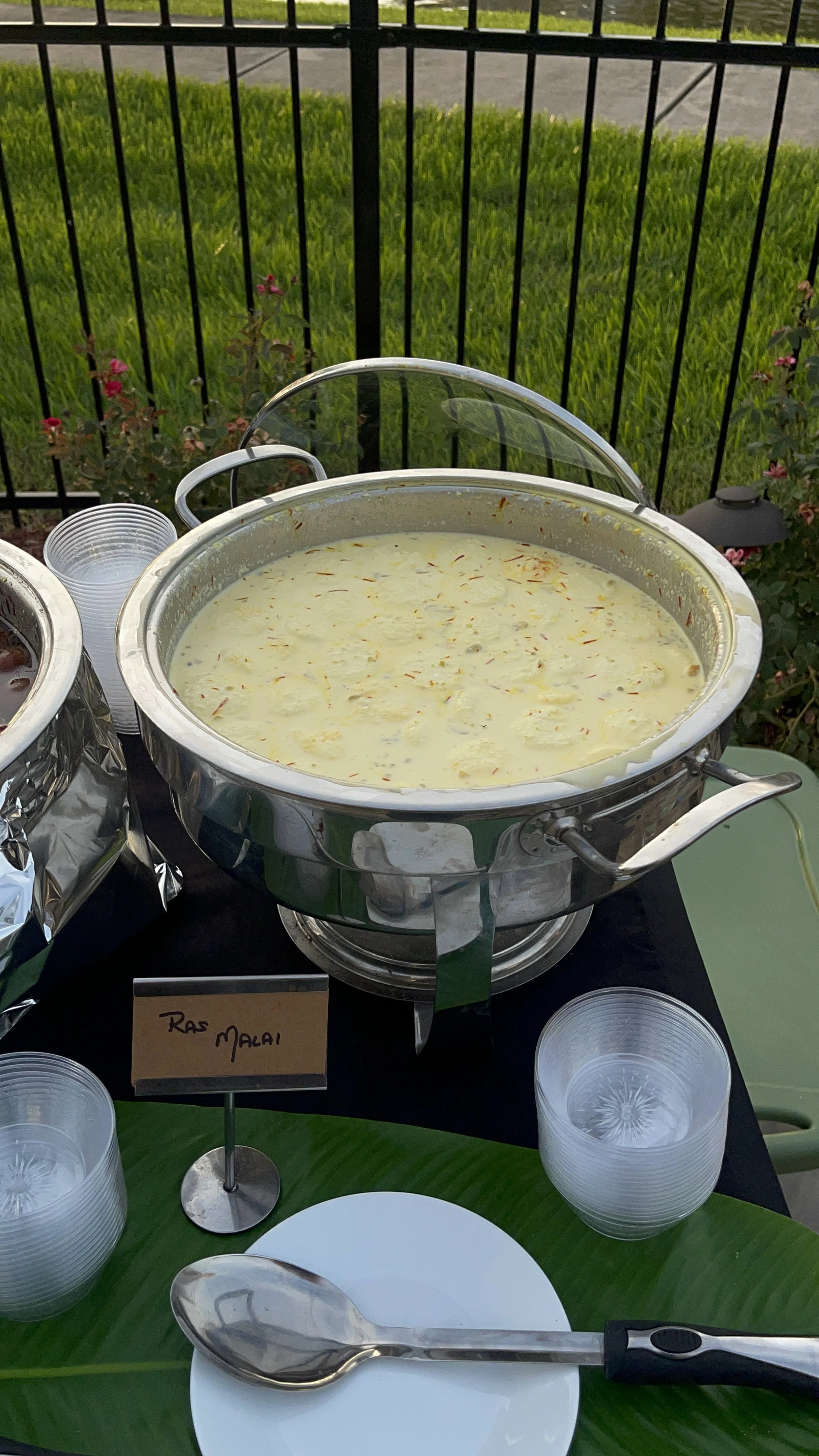 Dessert option: Ras Malai