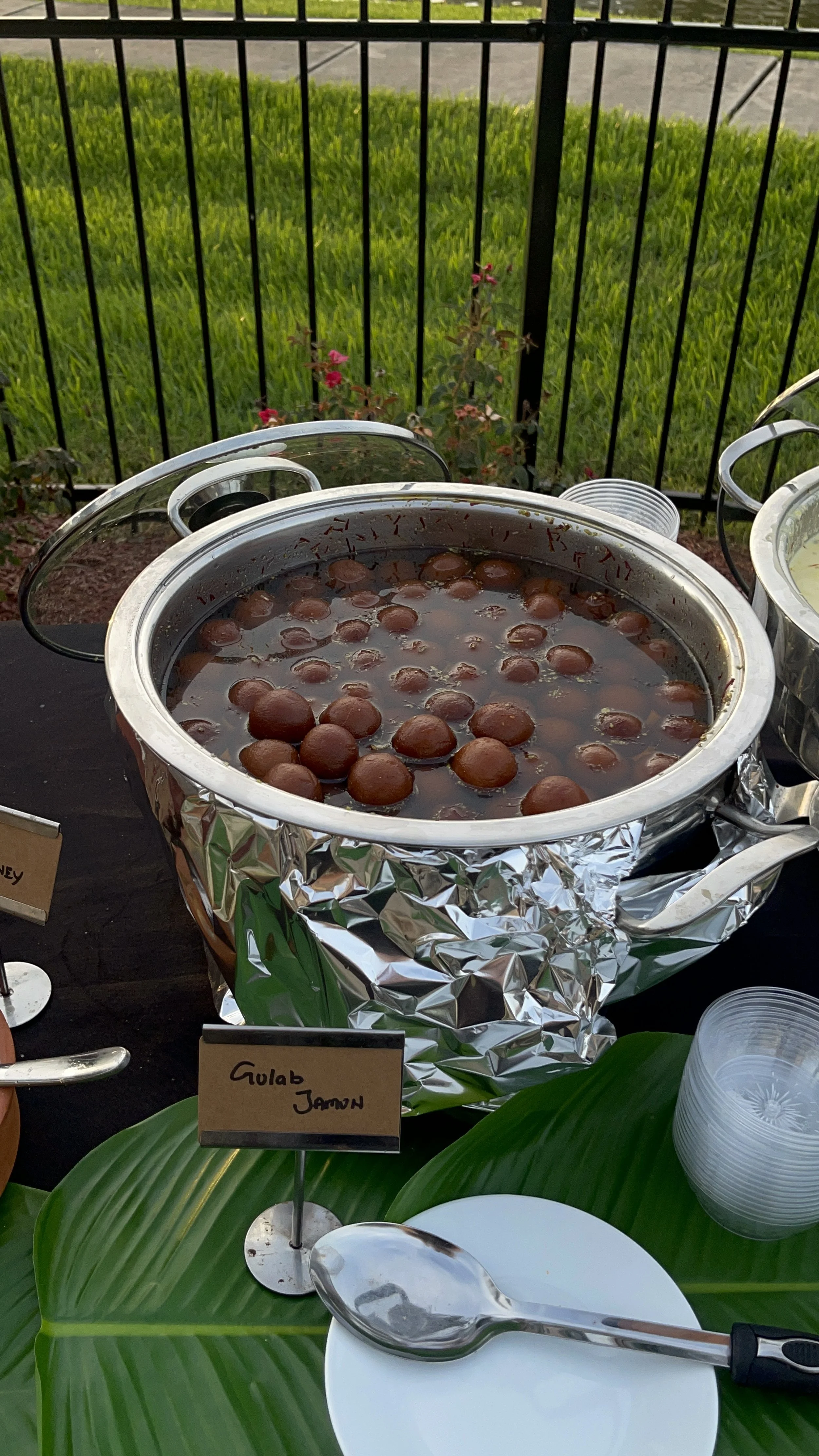 Dessert option: Gulab Jamun