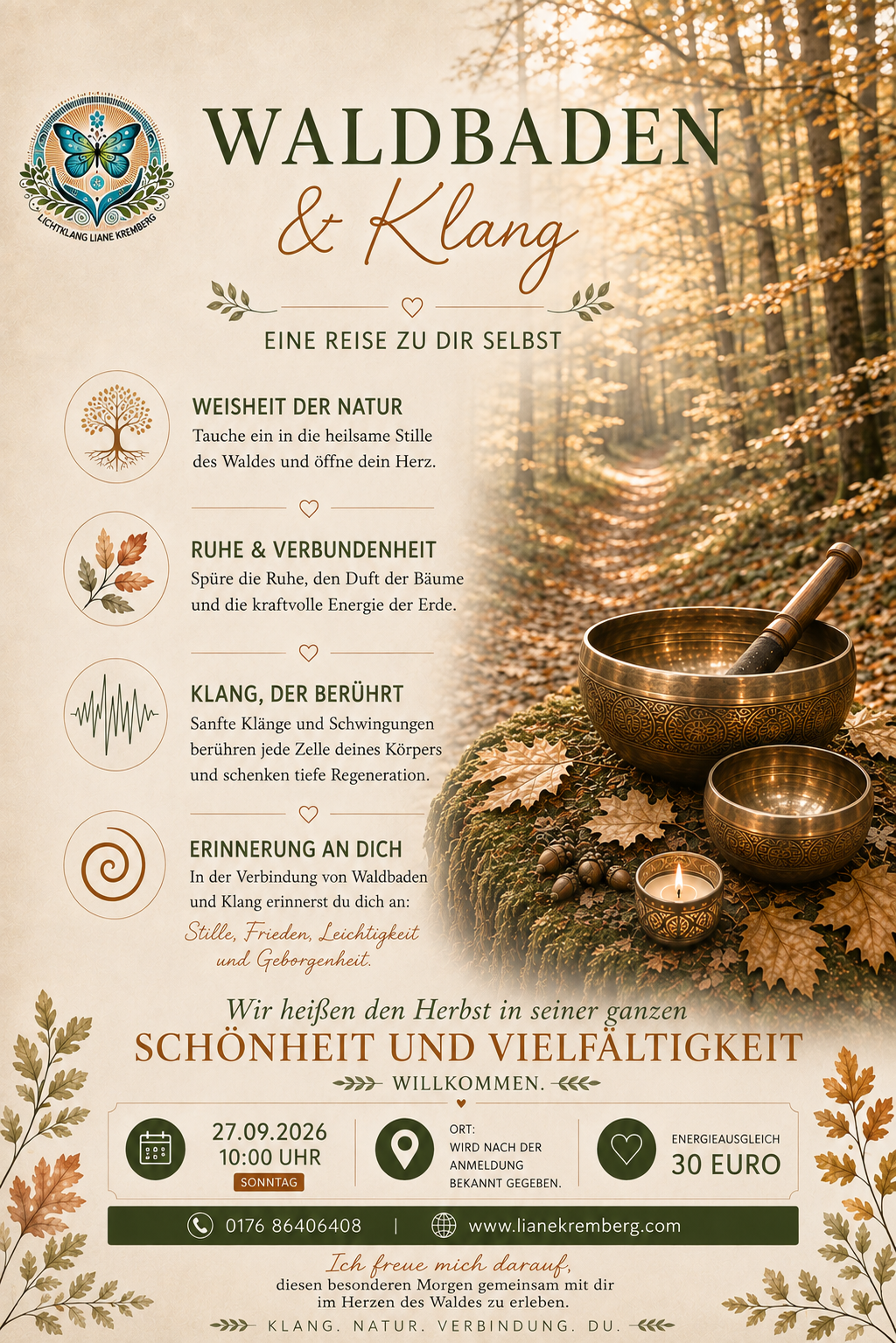 Waldbaden &amp; Klang vereint 