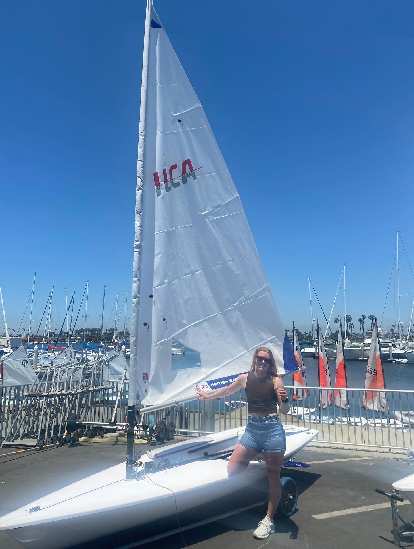 It&rsquo;s new boat day in LA!!!⛵️✨🌴

First sail on 2028 Olympic waters ticked off and it didn&rsquo;t disappoint 🤪🥳