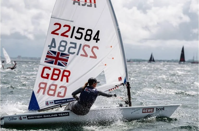 13th at Kiel for the third @sailinggrandslam of the year.

Not my finest performance, a week defined by a series of silly mistakes (everyday is a layline school day 🫠&hellip;) 

Quick turn around flying out to LA on Sunday for our first training and